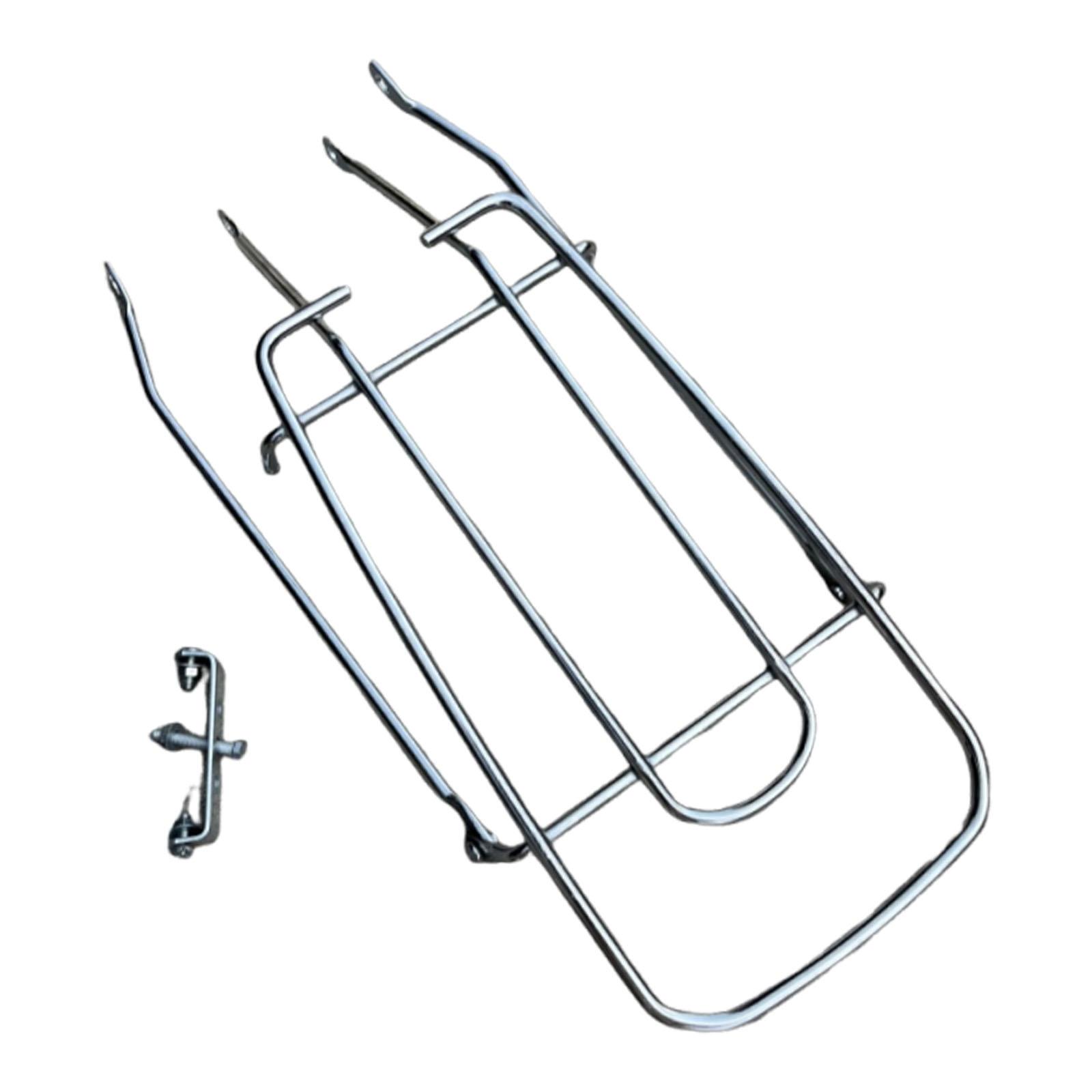 Bike Rear Seat Rack Universal Steel Solid Frame