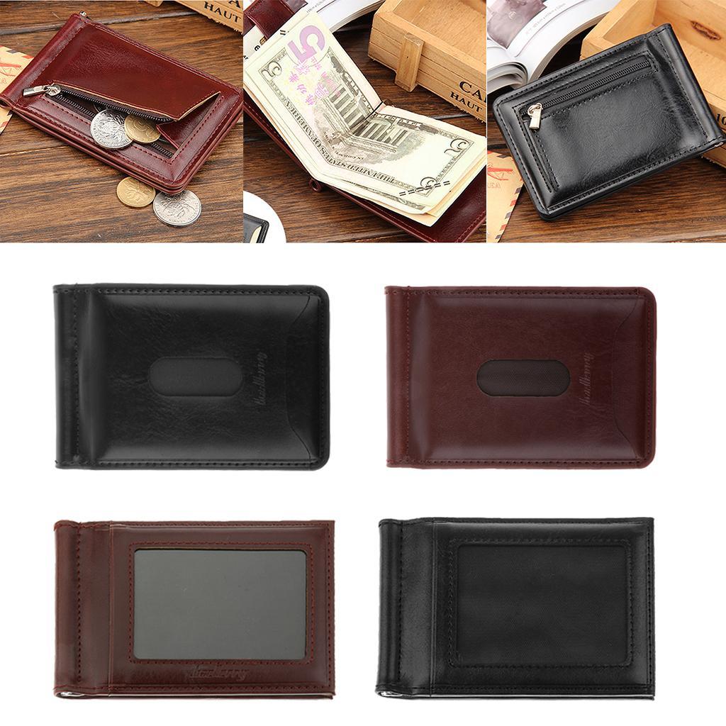 New Men&#39;s Leather Bifold Wallet Slim Credit Card ID and Inserts Money Bag Pocket | eBay