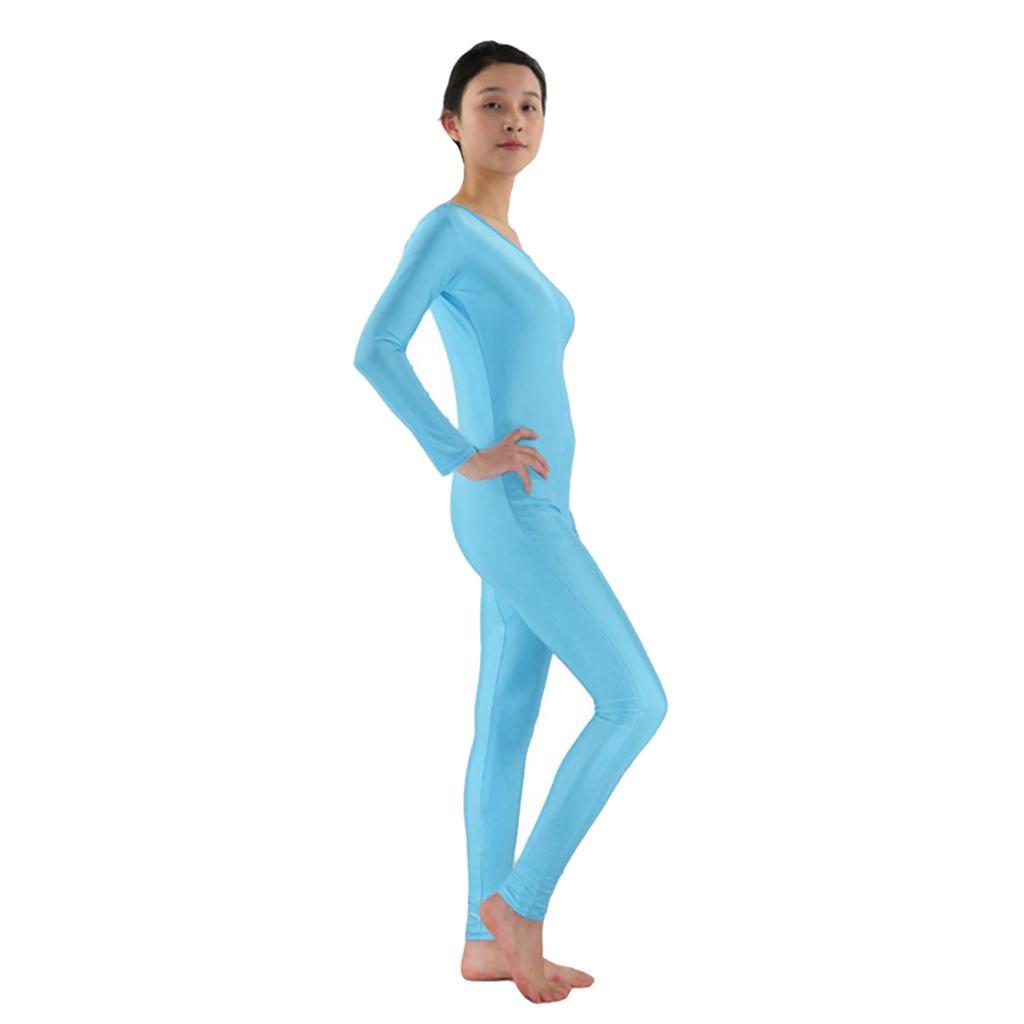 Women's Cotton Spandex Tank Long Sleeve Sports Yoga Bodysuit Jumpsuit S-3XL | eBay