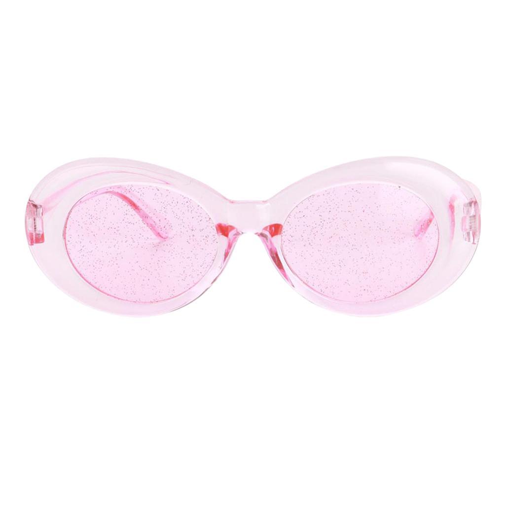 Retro Transparent Clout Goggles Mod Thick Frame Novelty Party Sunglasses - Picture 1 of 6