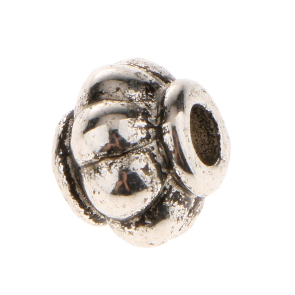 3x100 Pieces Pumpkin Shape Beads Loose Spacer Beads DIY Handmade Crafts