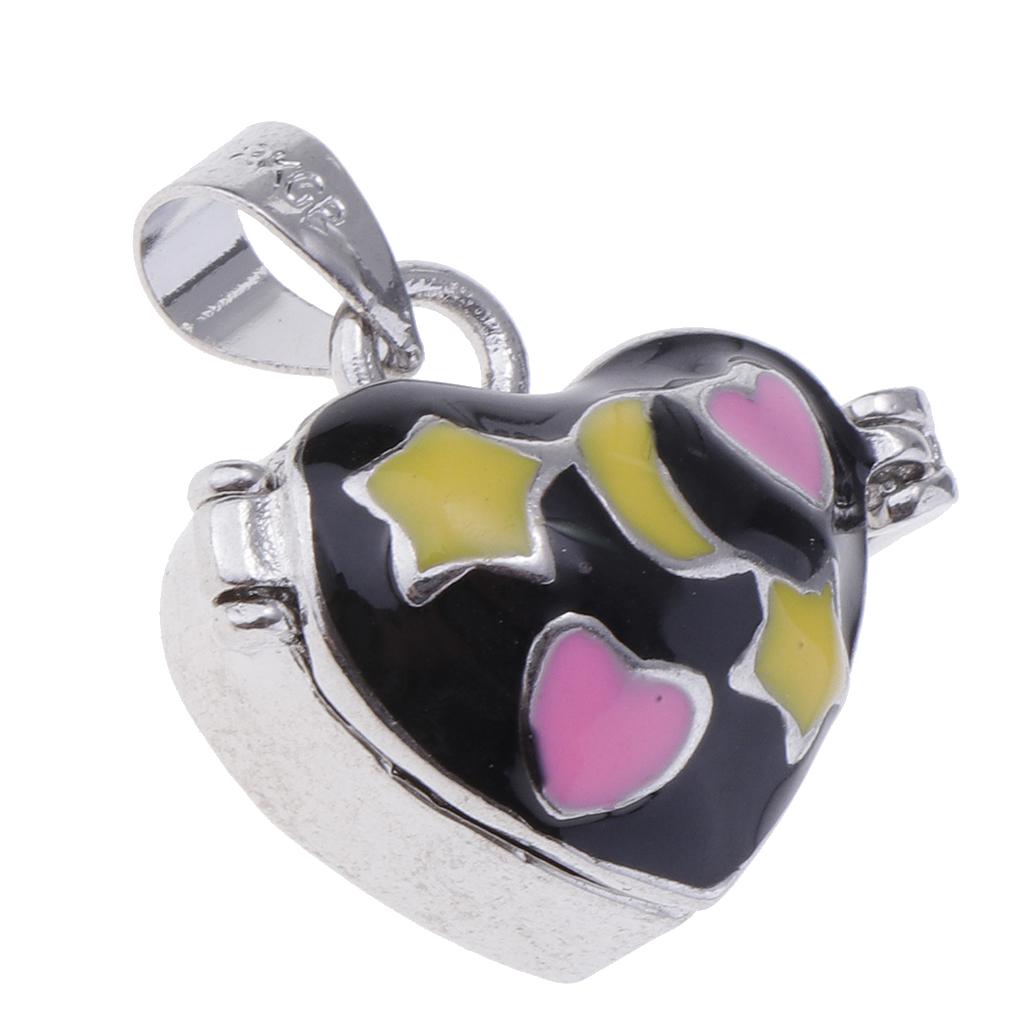 Alloy Heart Pendant Urn Ashes Cremation Jewelry Without Chain For Keepsake