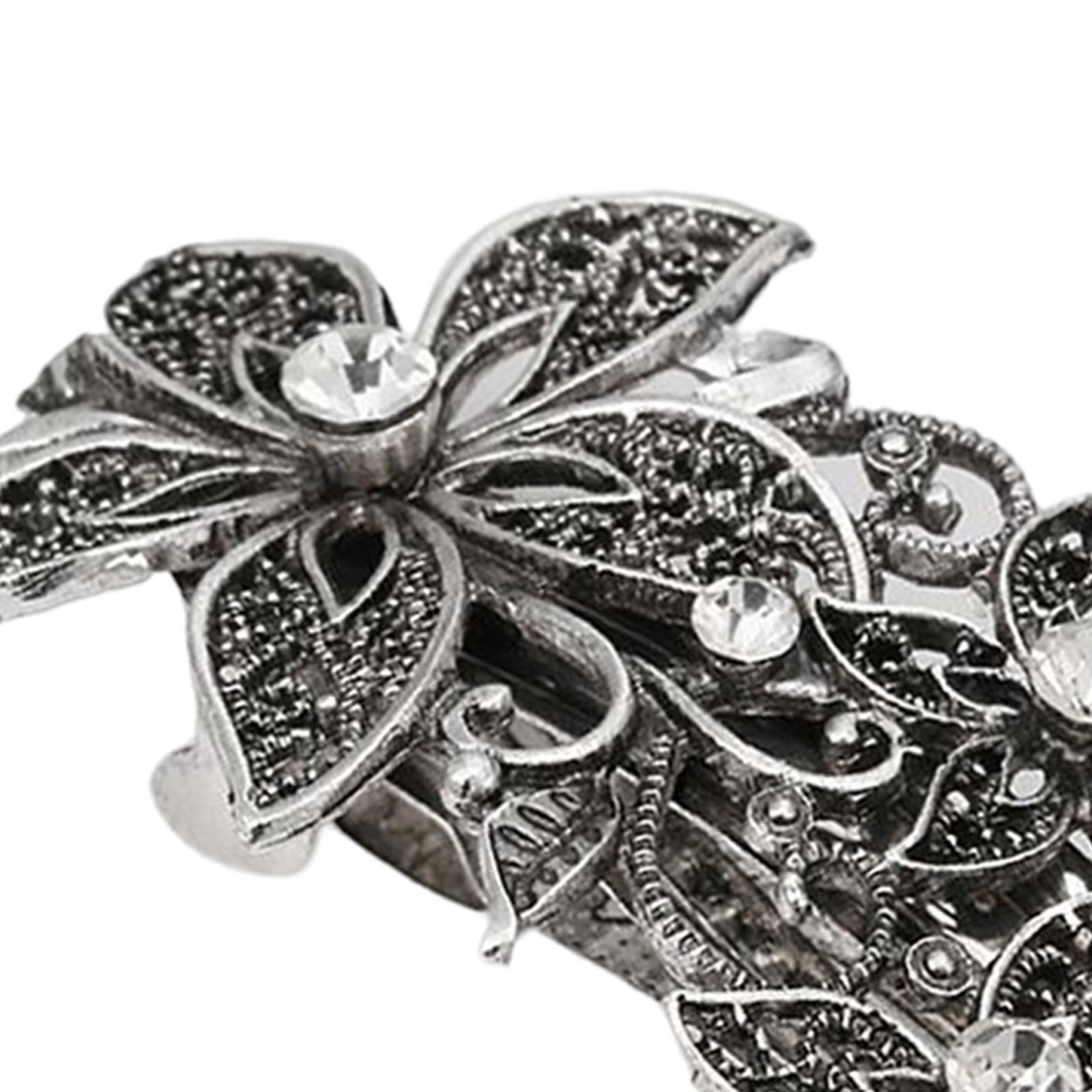 3xFlower Hair Clip Headwear Clasp Headband Hair Barrette for Girls Ladies