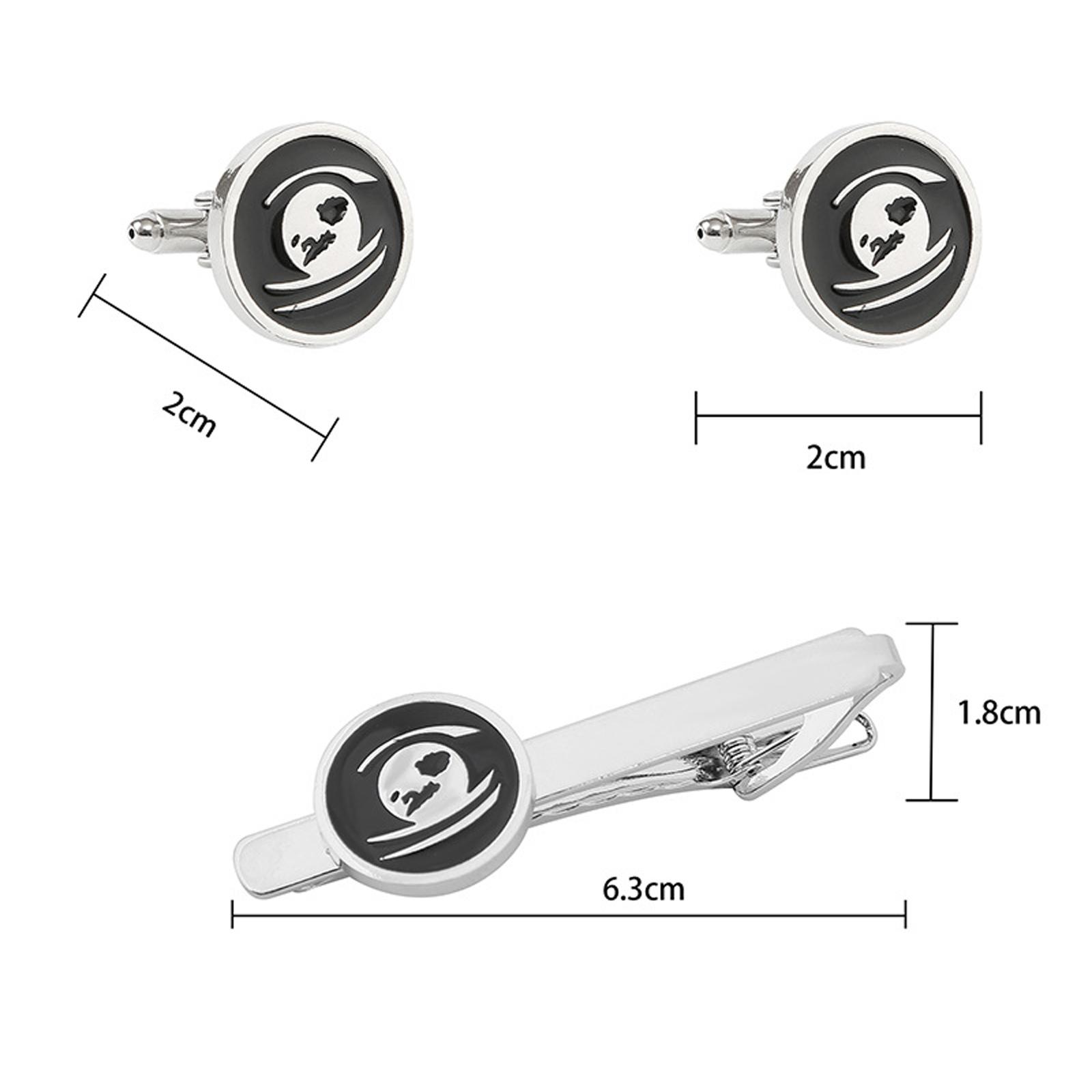 Round Men Cufflinks Fashion Jewelry for Shirt Accessories Birthday Husband
