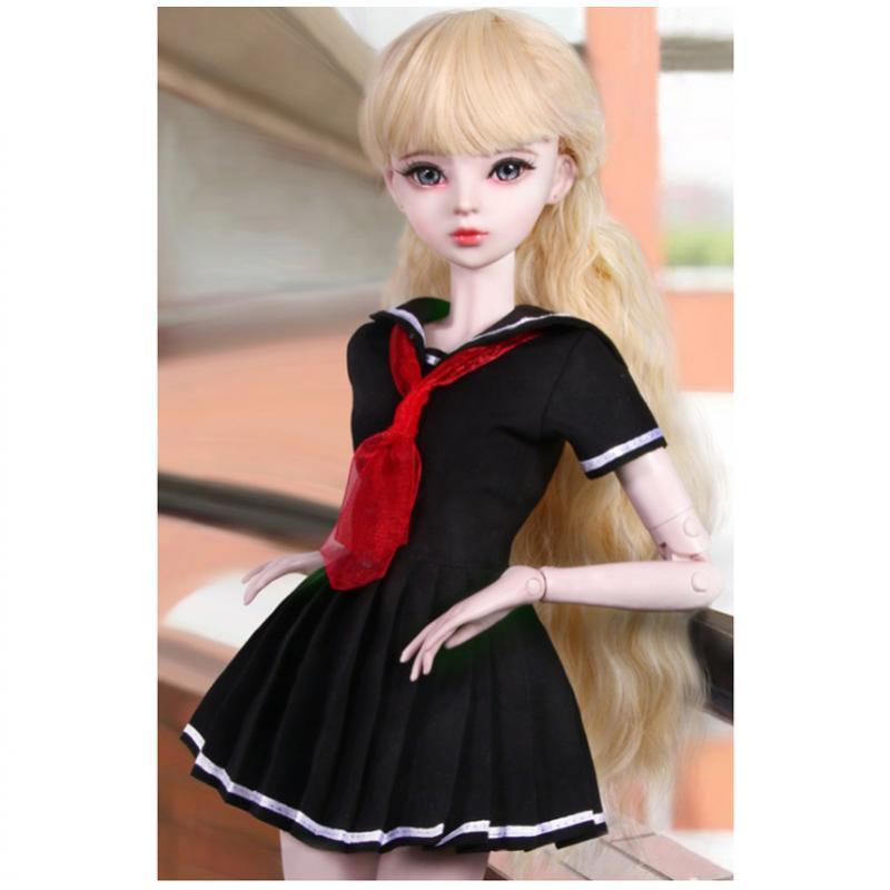 1/3 BJD Girl Dolls Handmade Clothes DIY Dress up Black Skirt