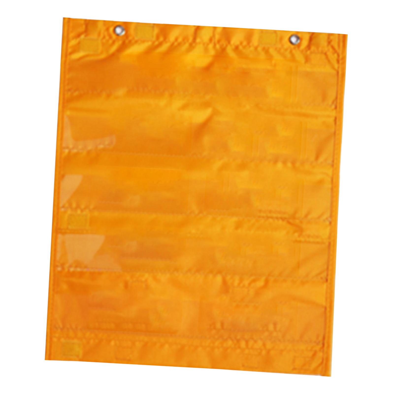 Magnetic Pocket Chart Teaching for Classroom Center Activities Homeschooling Orange