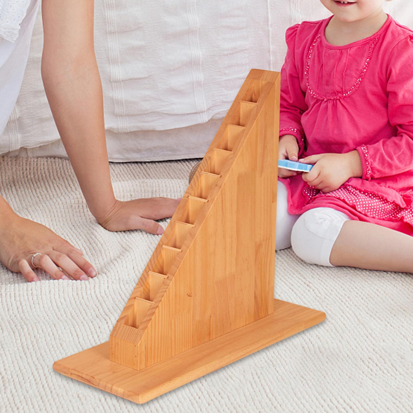 Montessori Stand Visual Experience Teaching Aids for Toddlers Preschool Kids