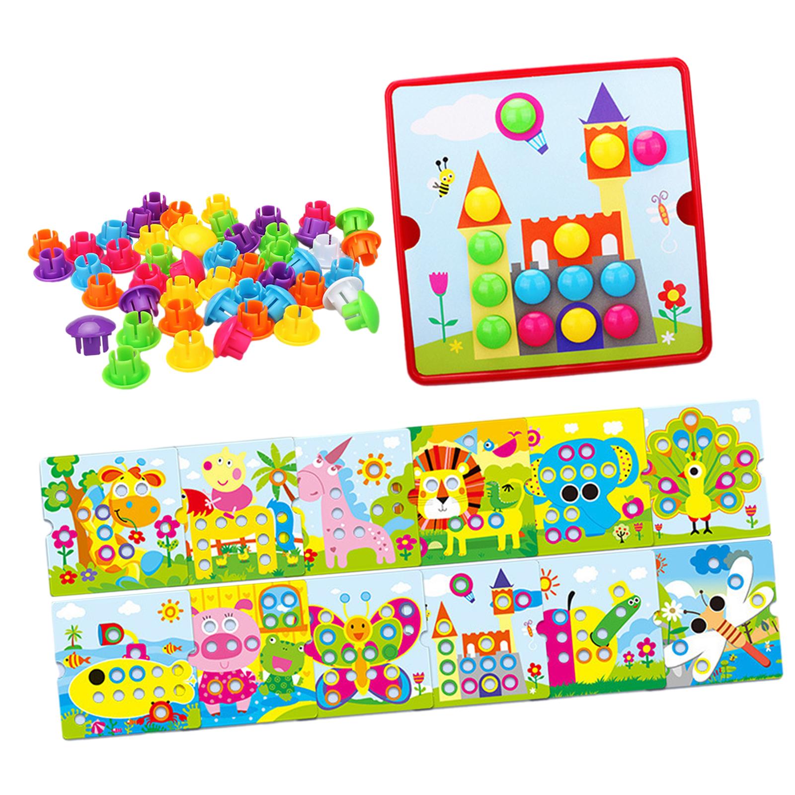 Mosaic Pegboard Toy