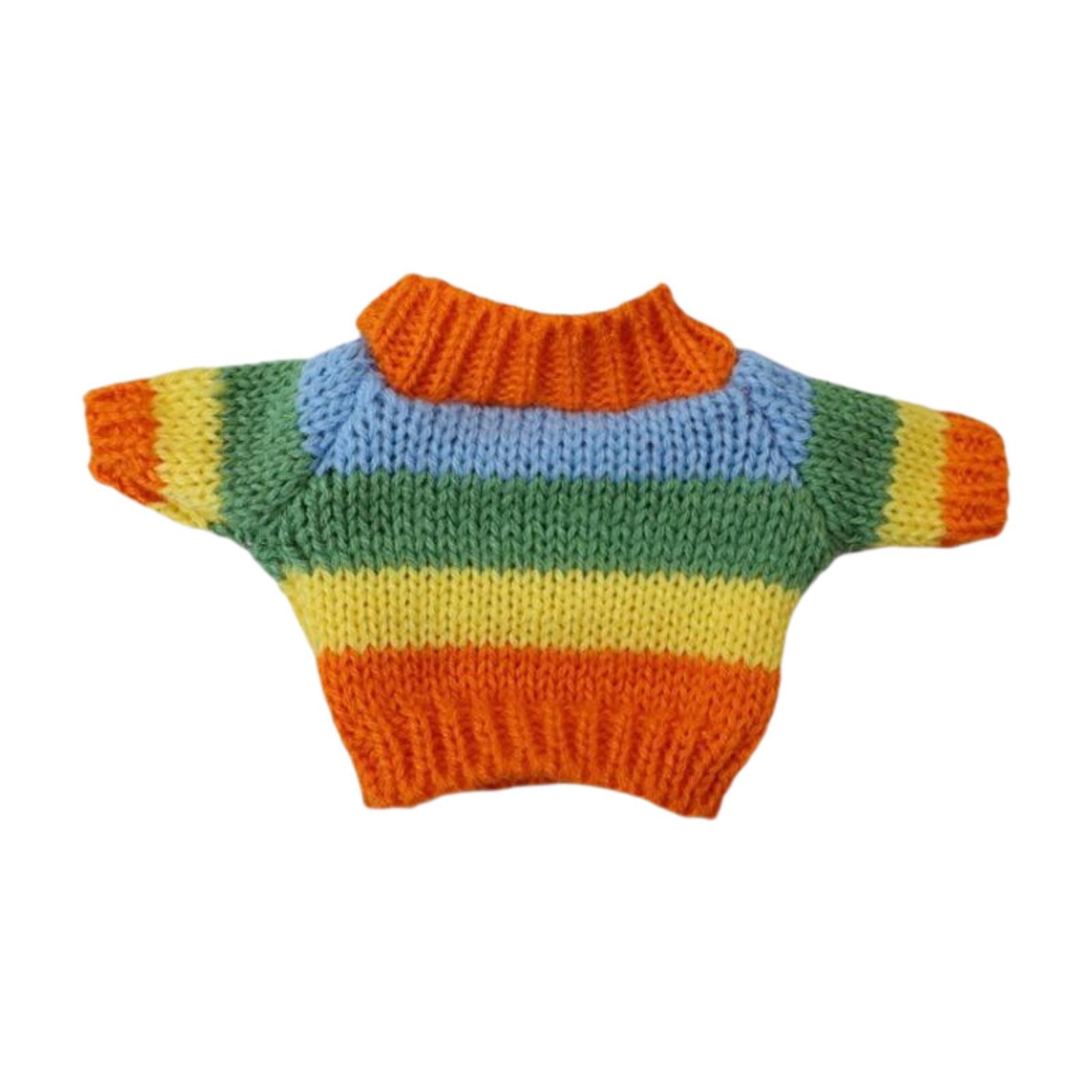 Doll Clothes Rainbow Sweater