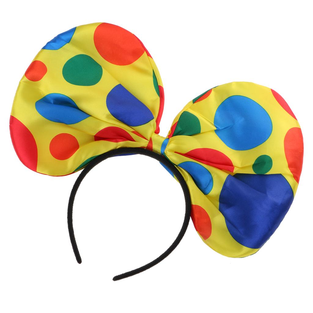 Mardi Gras Jester Headband Party Supplies - Adult Clown Hat With Pompoms