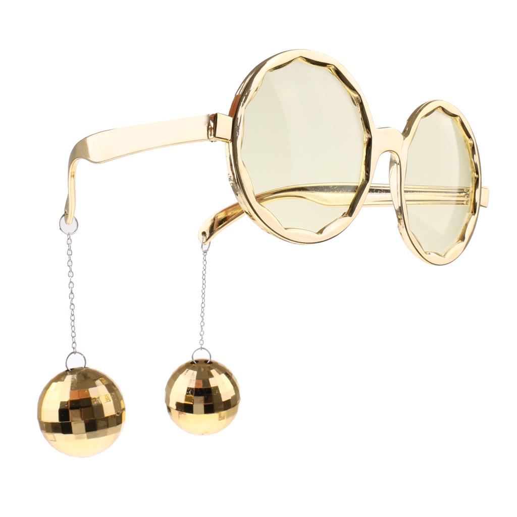 Shiny Hanging Mirror Disco Ball Dj Glasses Sunglasses Night Party Fancy Dress Ebay 0945