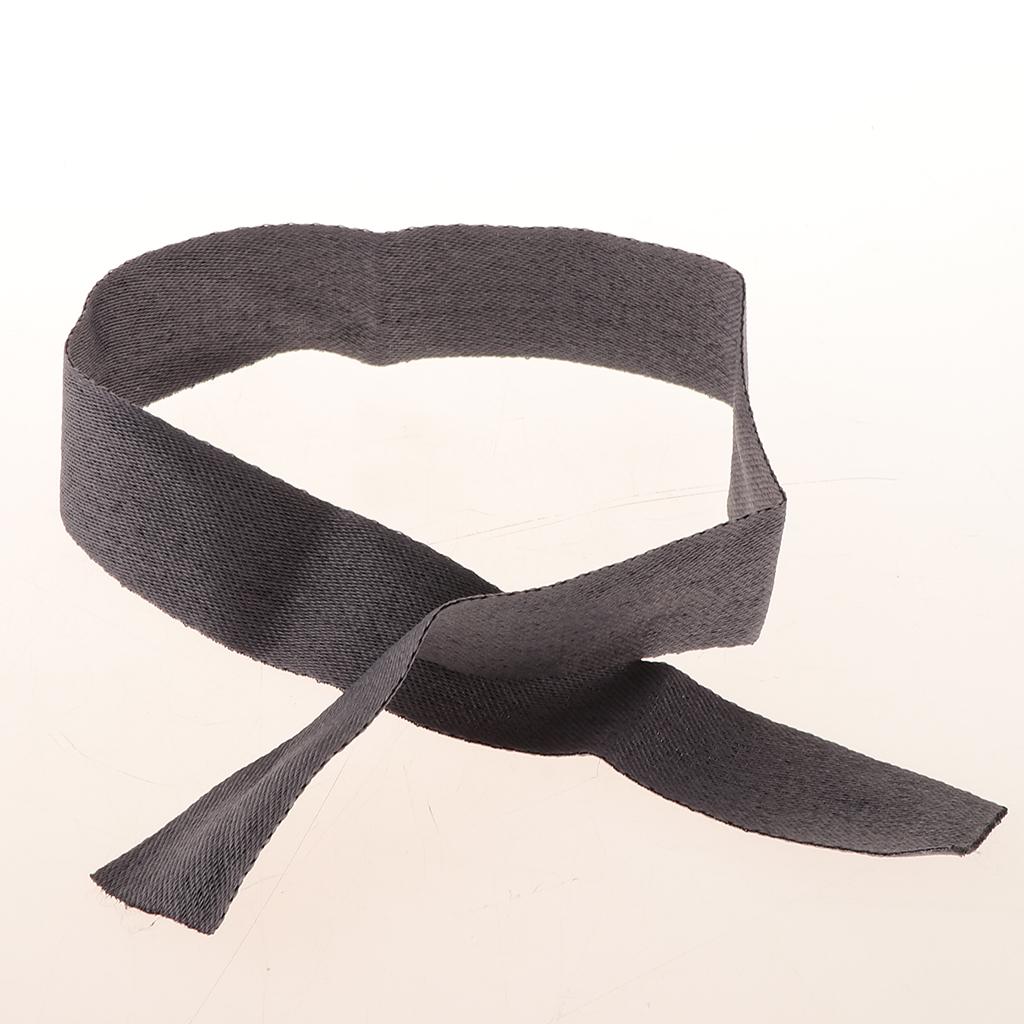 6 Pieces Hand Making Fabric Ribbons Bowknot Gift Package DIY Craft Gray