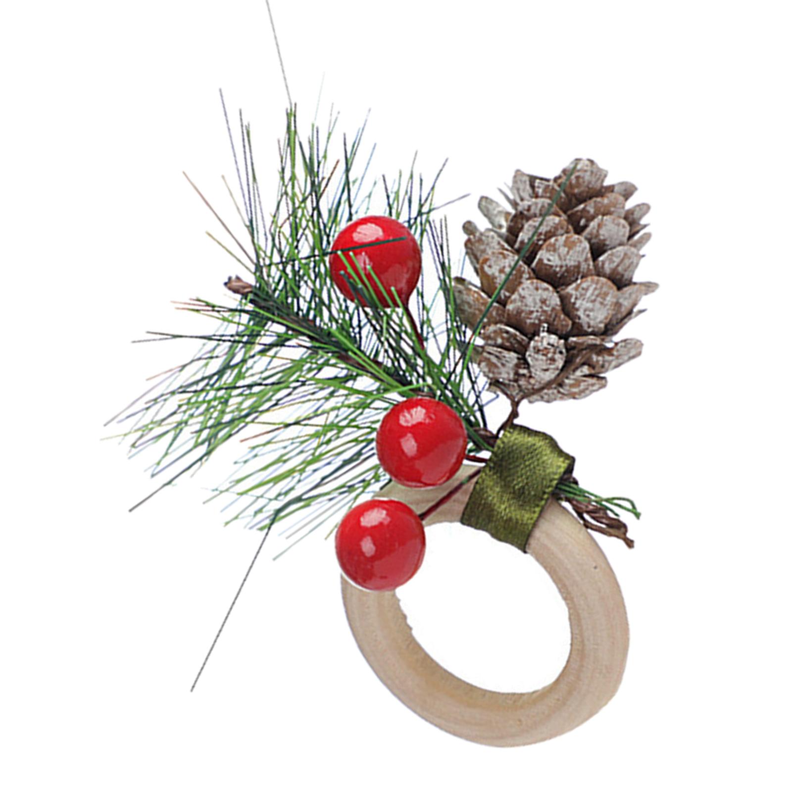 Simulation Napkin Ring Exquisite Artificial Crafts for Party kitchen C