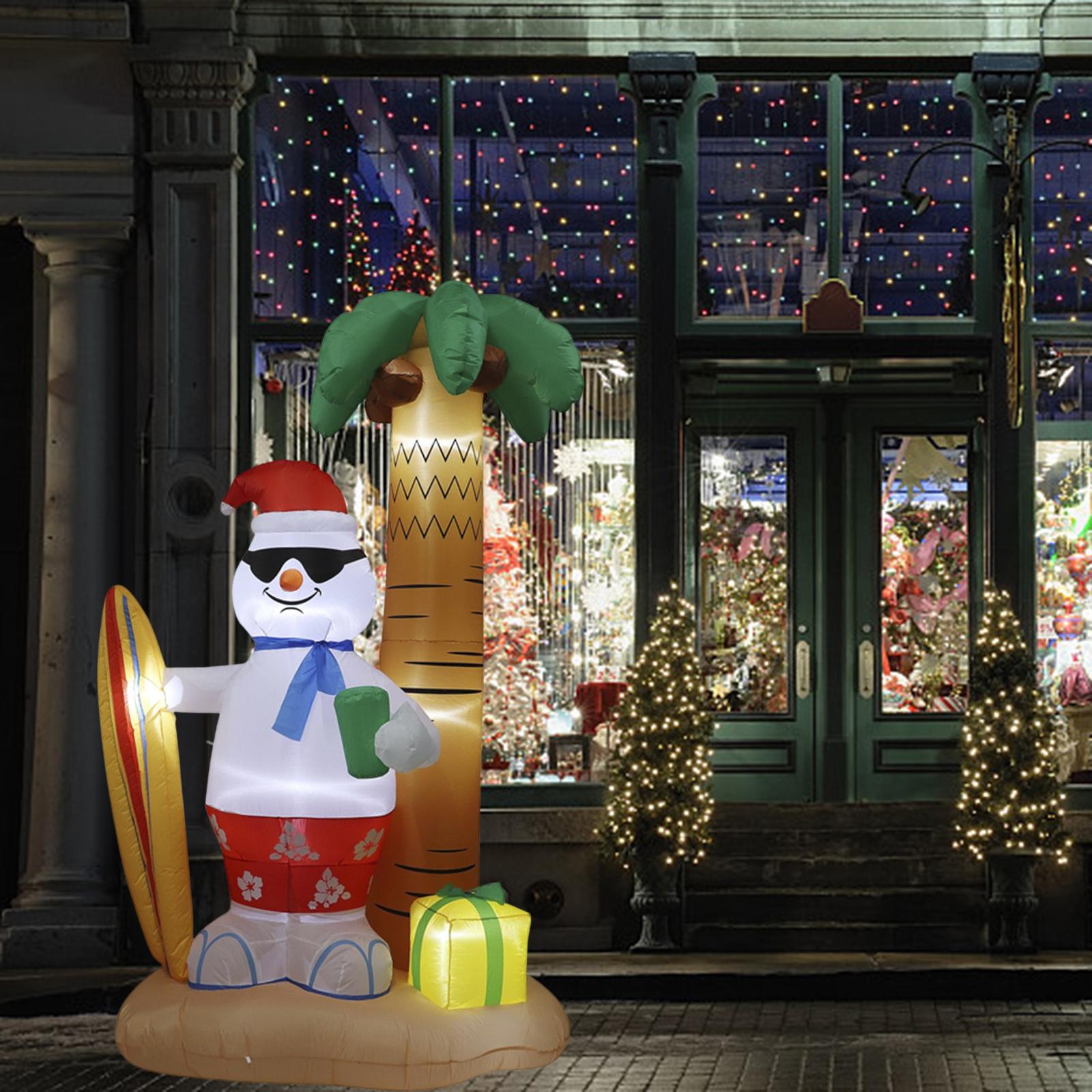 8ft Christmas Inflatable Snowman Lawn inflatable for Garden Indoor Party