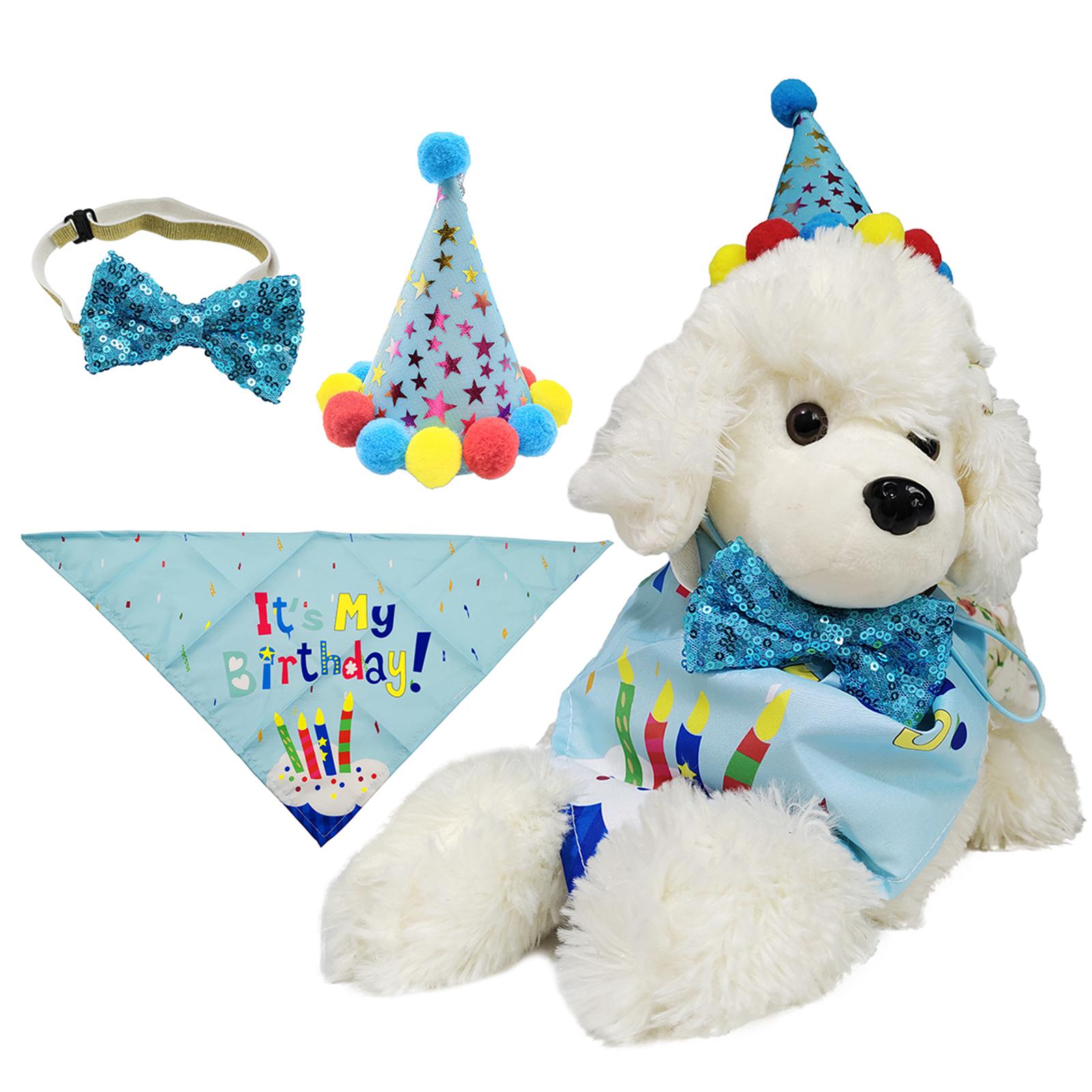 dogs birthday Scarf Accessory dogs birthday Party Supply