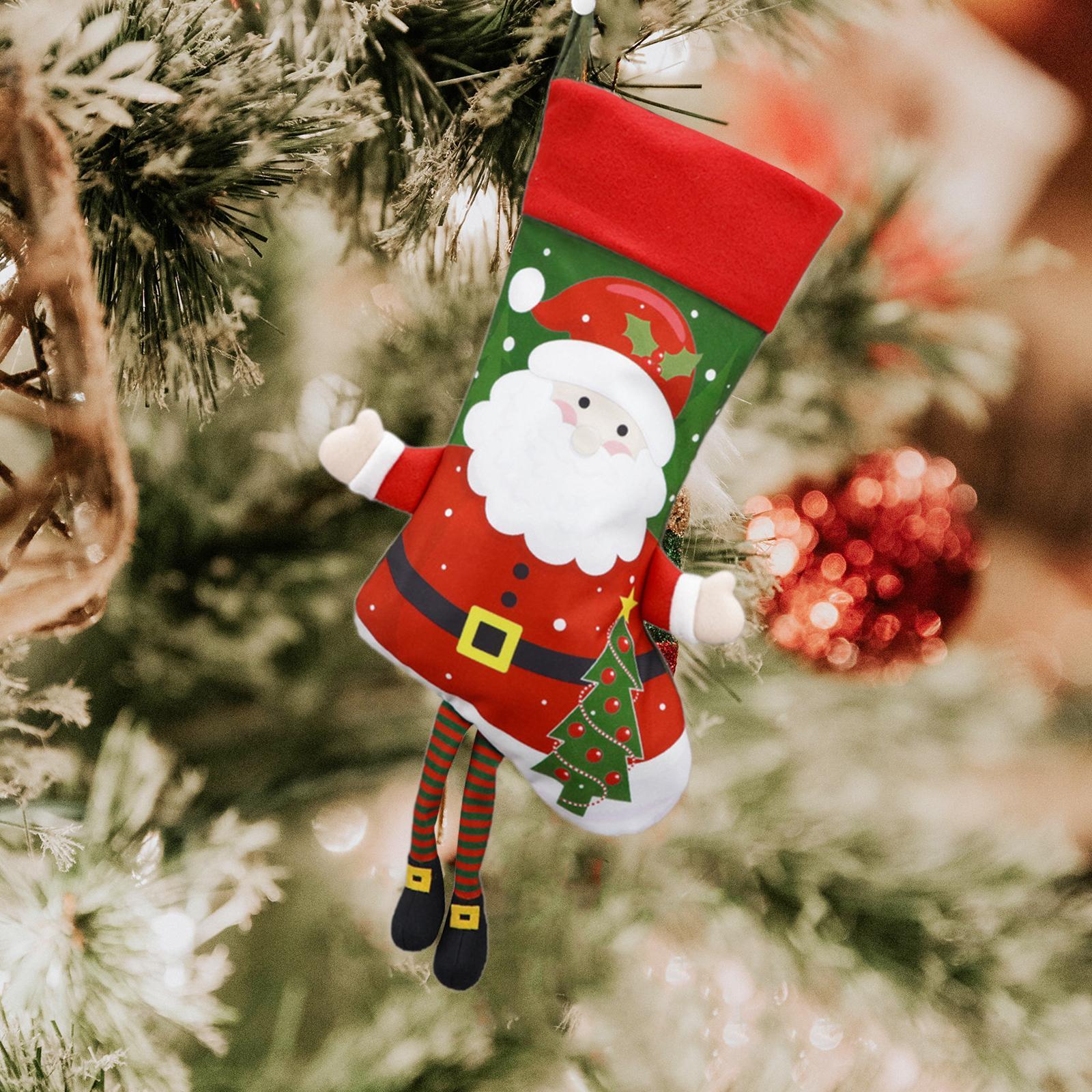 Christmas Stocking Xmas Hanging Stocking for Party Supplies Season Fireplace Santa