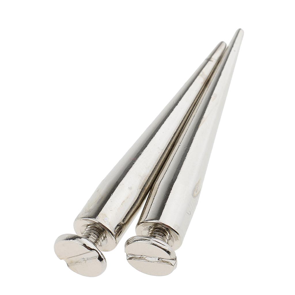 14x10pcs Rivet Cone Studs Rock Spikes Spots Leather Craft DIY Silver