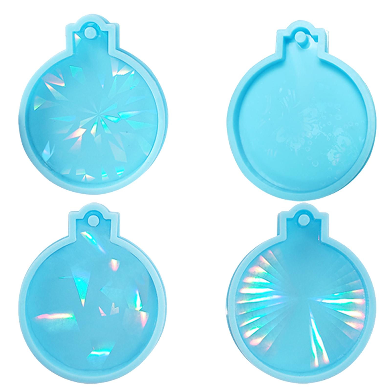 4xPendant Silicone Mould DIY Epoxy Resin Casting Necklace Charms Craft Soap Windmill