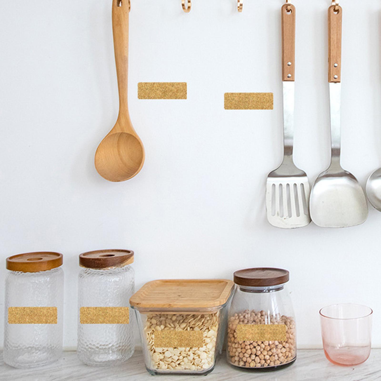 Pantry Label Stickers Oilproof Water Resistant for Jars Food Containers 36Pcs