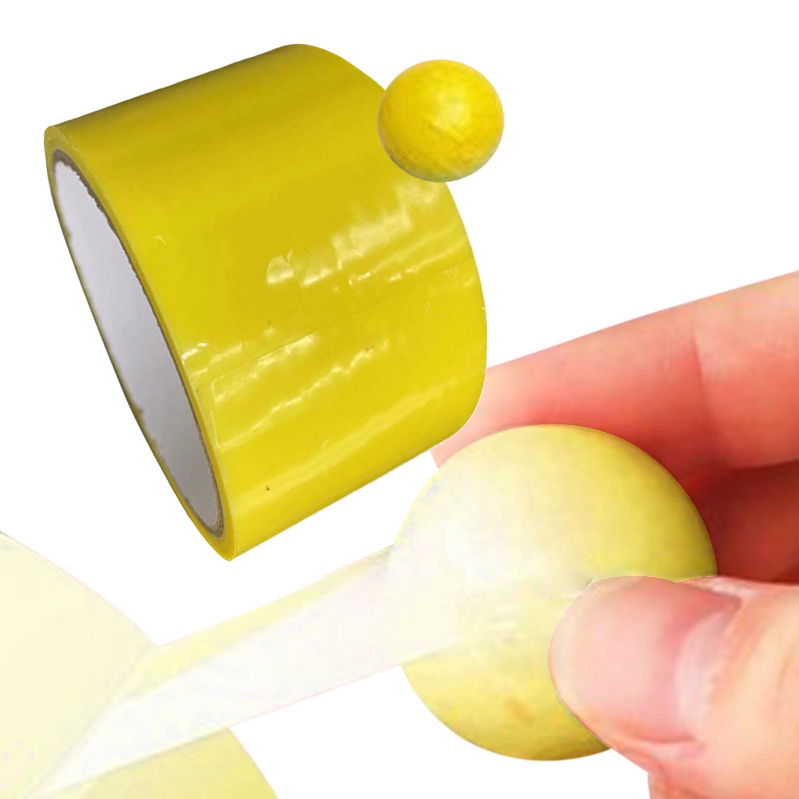 Creative Sticky Ball Tape Making Ball Craft Birthday Gifts Supplies 20M Yellow