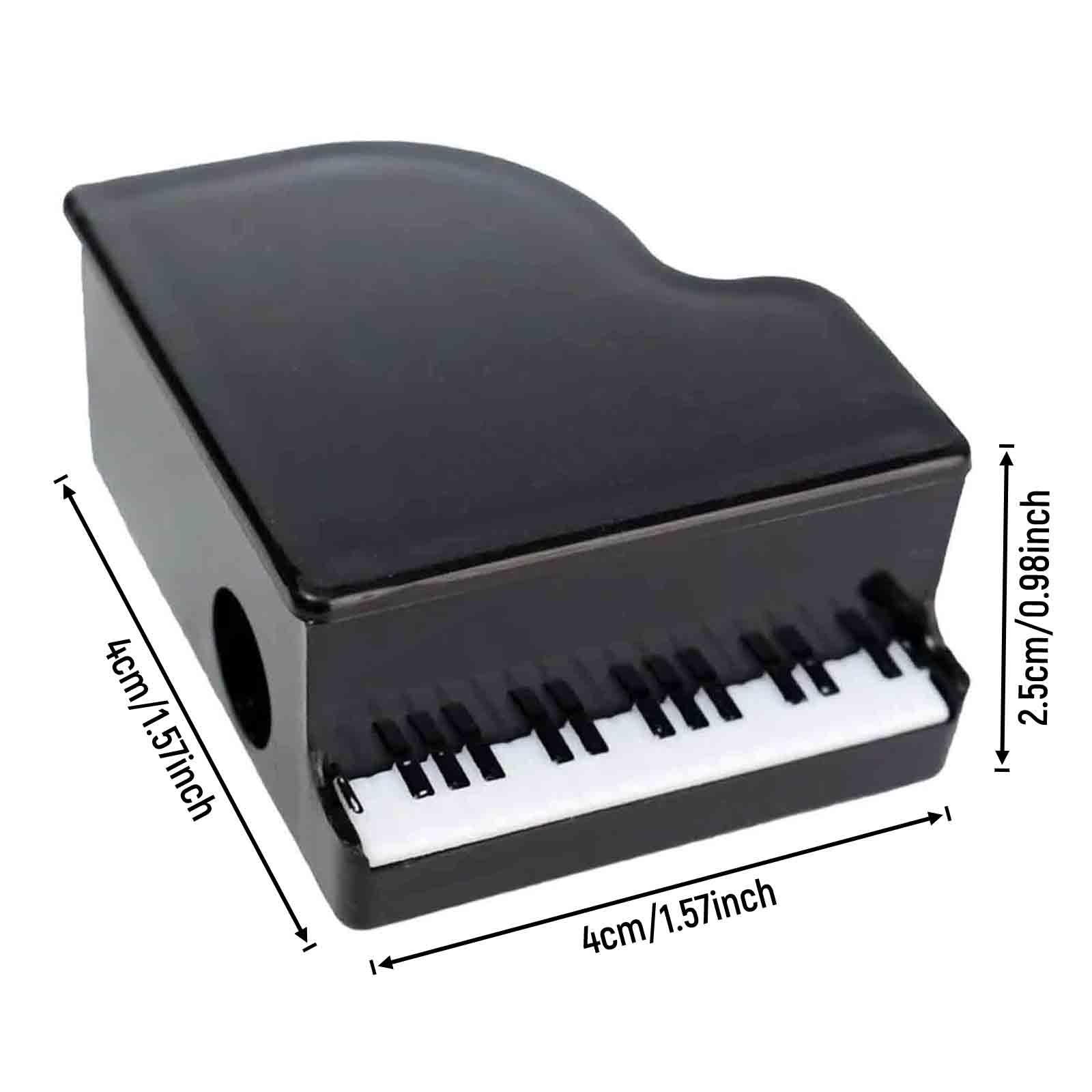 3xPiano Shaped Pencil Sharpener Gift Pencil Cutter for Classroom School Adults