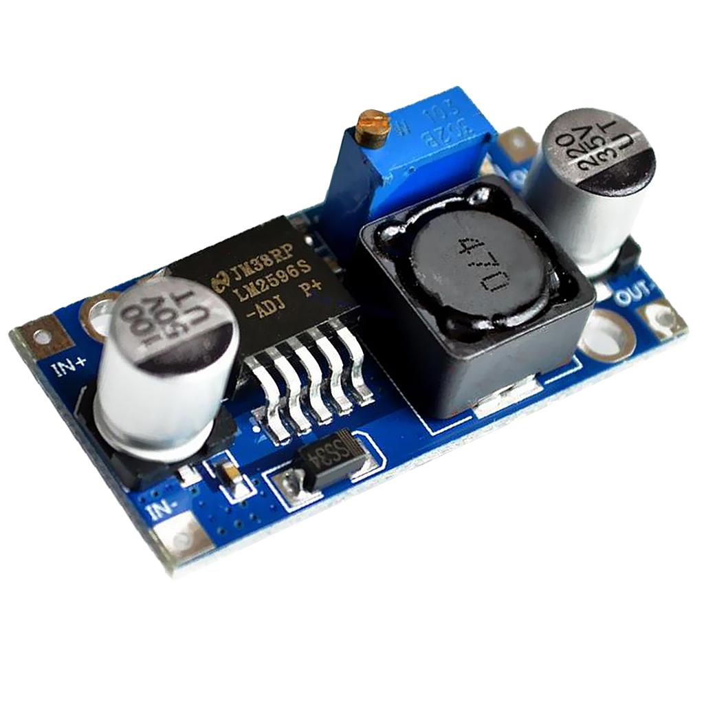 2xLM2596 DC-DC Buck Adjustable Step-Down Power Supply Converter Module 3A
