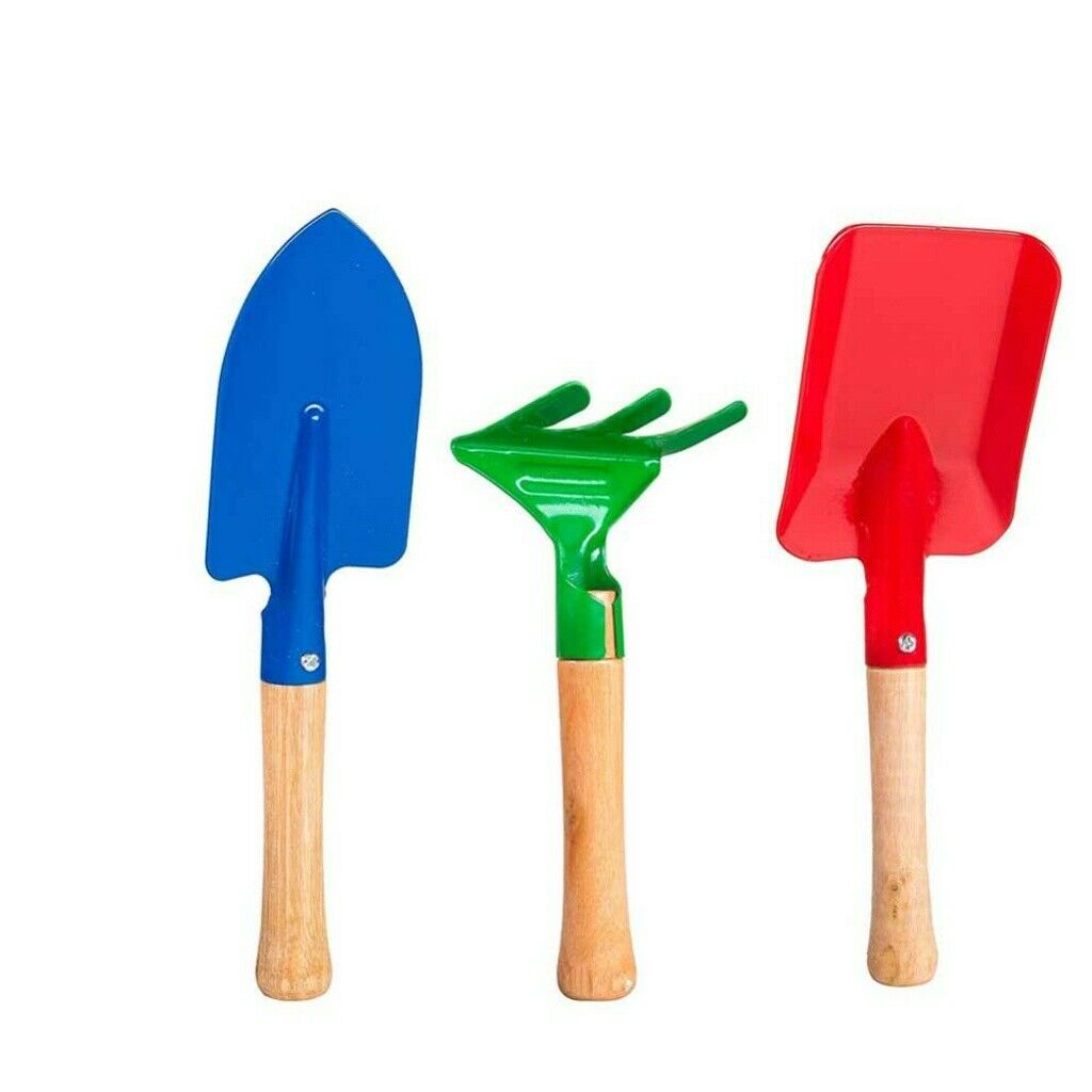 Mini Garden Tools Set Potted Plants Rake Shovel Children Kids Beach Toys