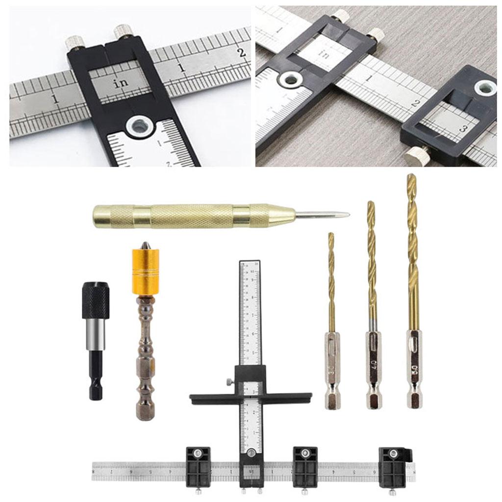 Cabinet Hardware Jig Tool Adjustable for Furniture Drawer Pulls Handles