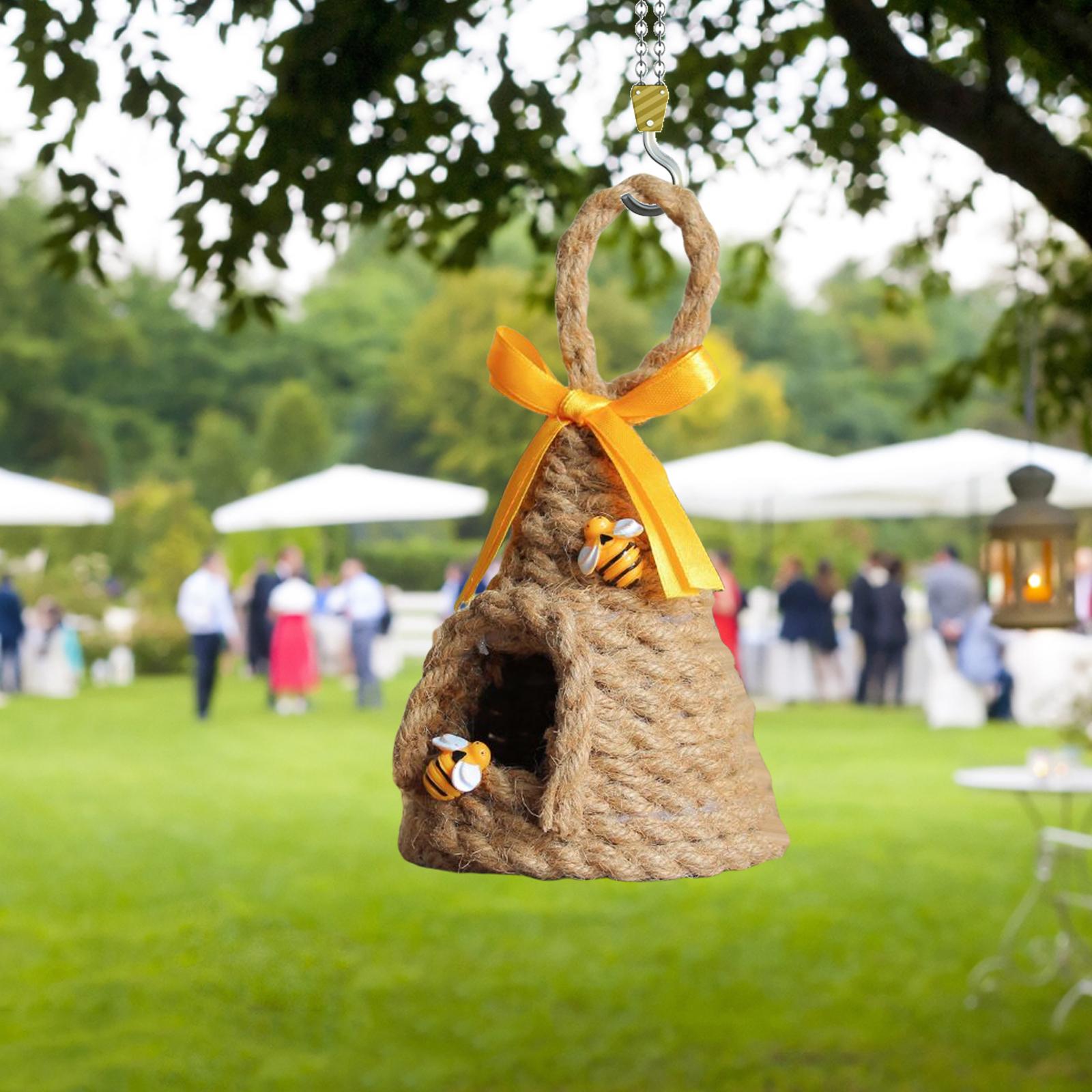 Outside Hanging Bird House Hideaway Resting Place for Cardinals Hummingbirds Cone