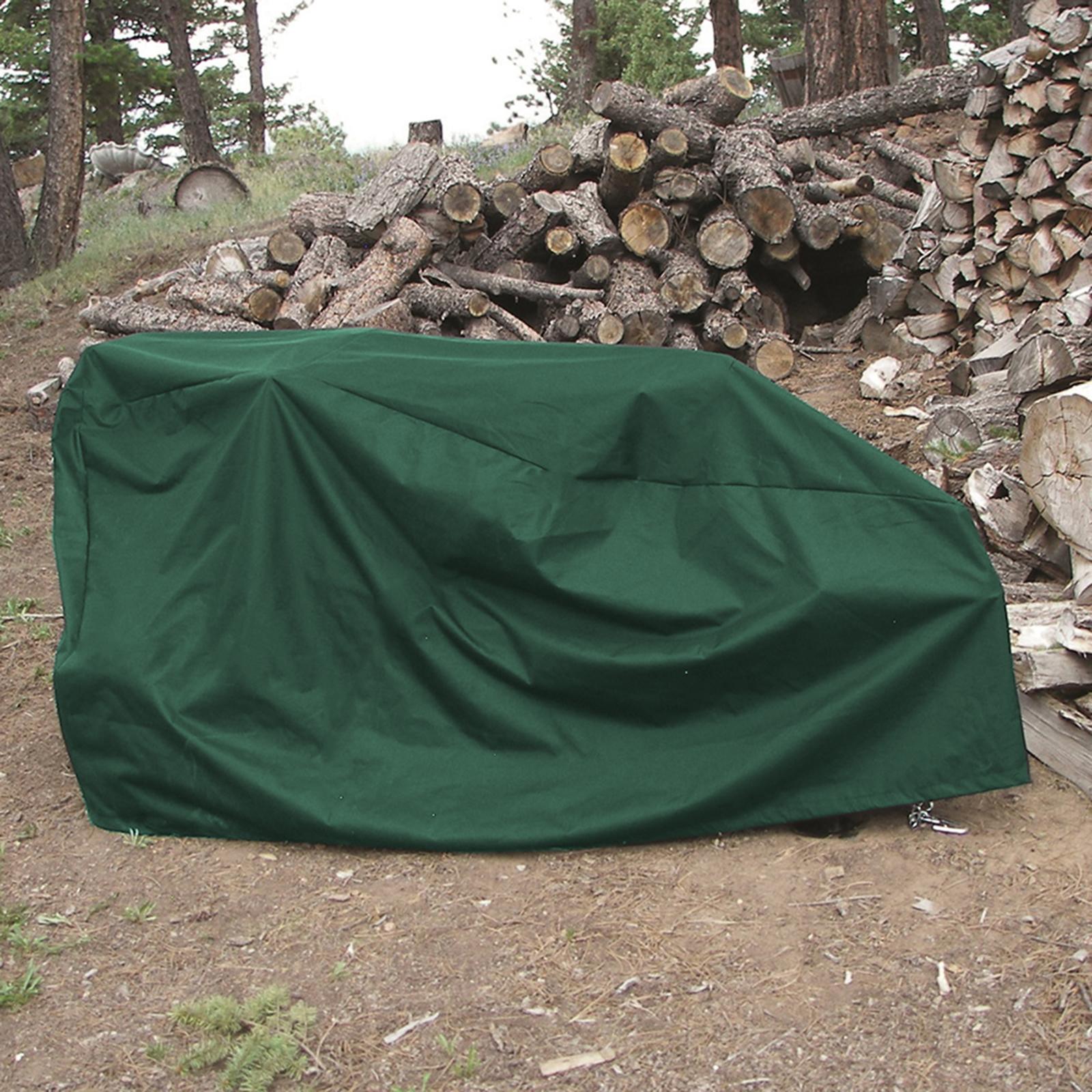 Heavy Duty Log Splitter Rain Cover Against Dust for Garden  Green