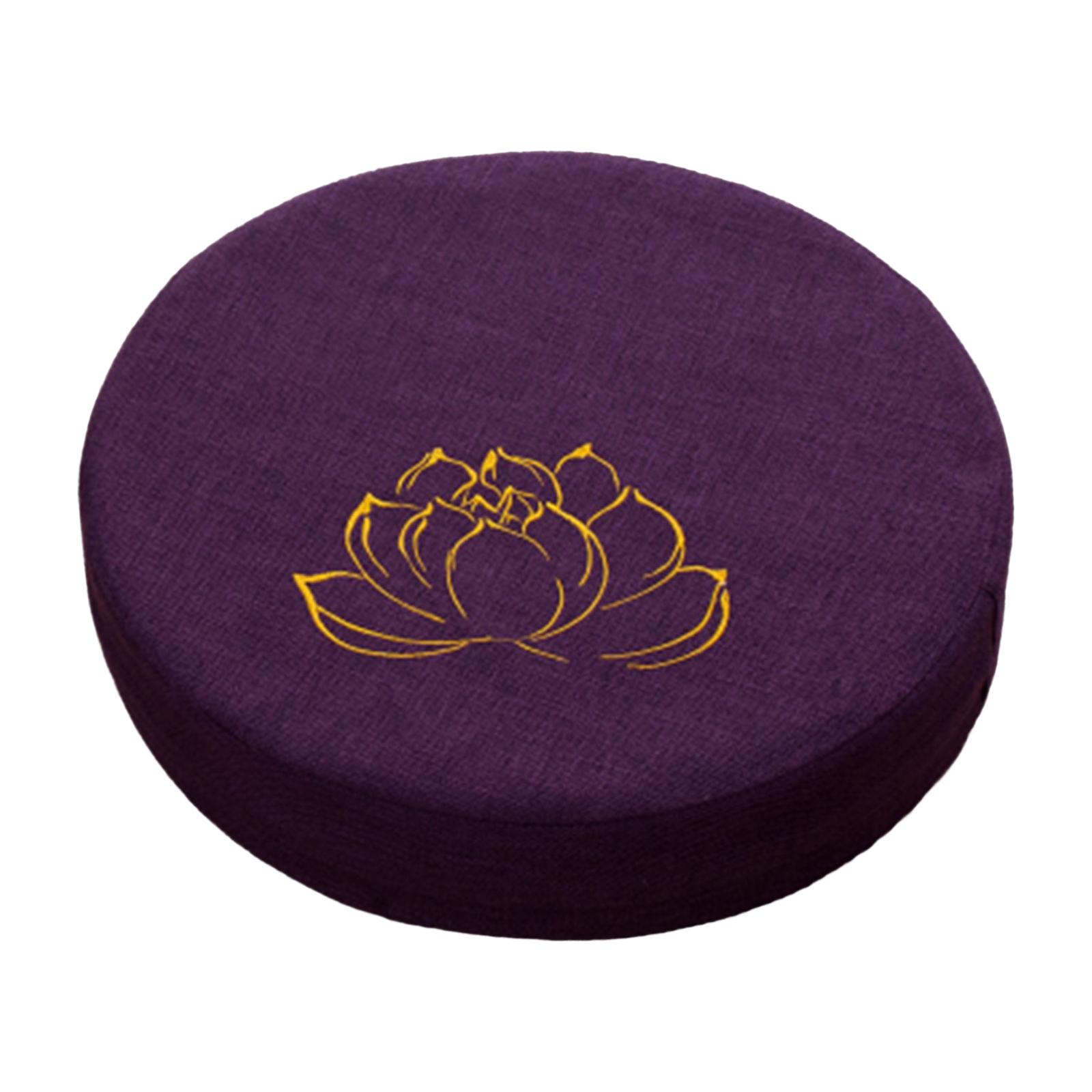 Round Meditation Cushion 40cm Dia with Removable Cover