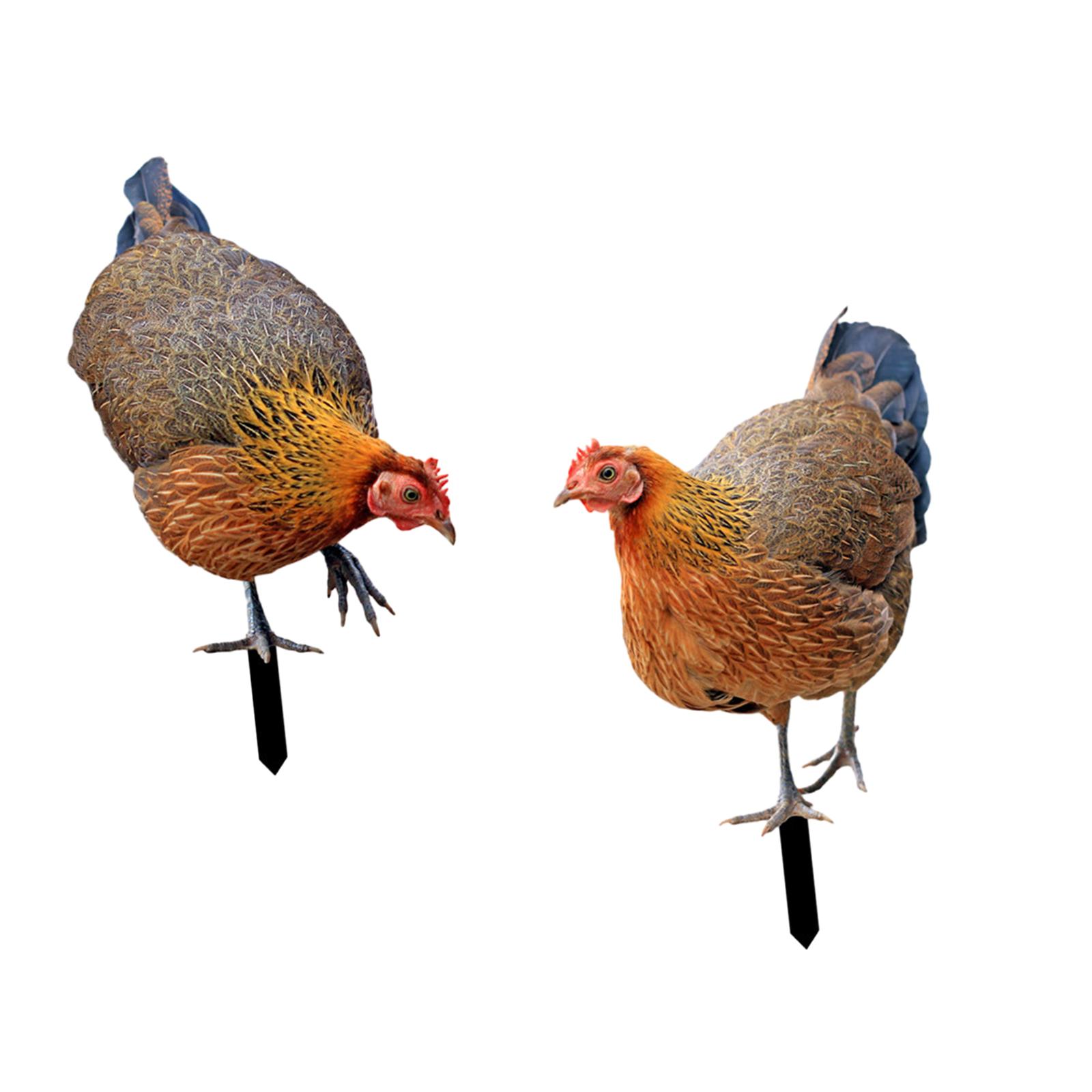 Chicken Statue Stake
