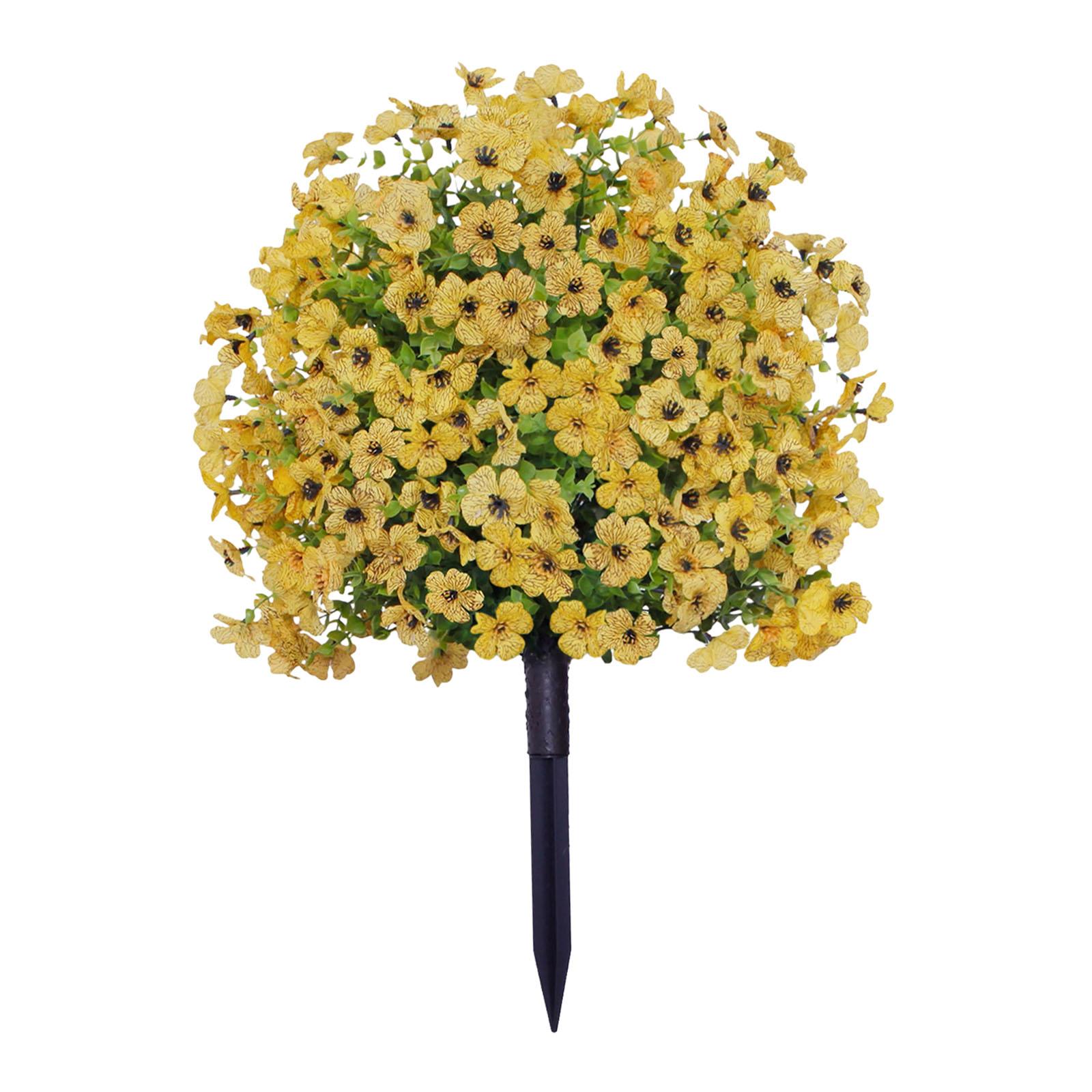Artificial Violet Flower Stake