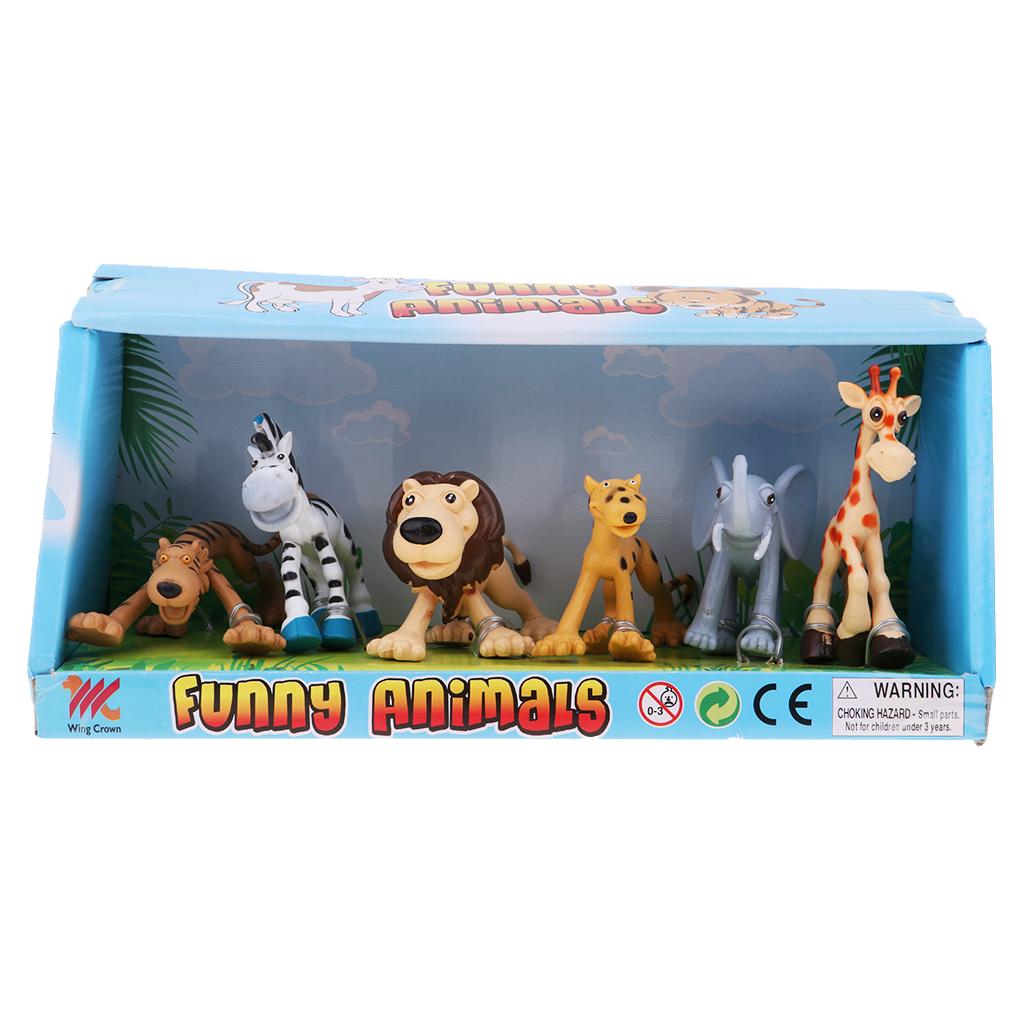 12x Jurassic Tyrannosaurus Family Wildlife Animal Lion Tiger Figuren Modell