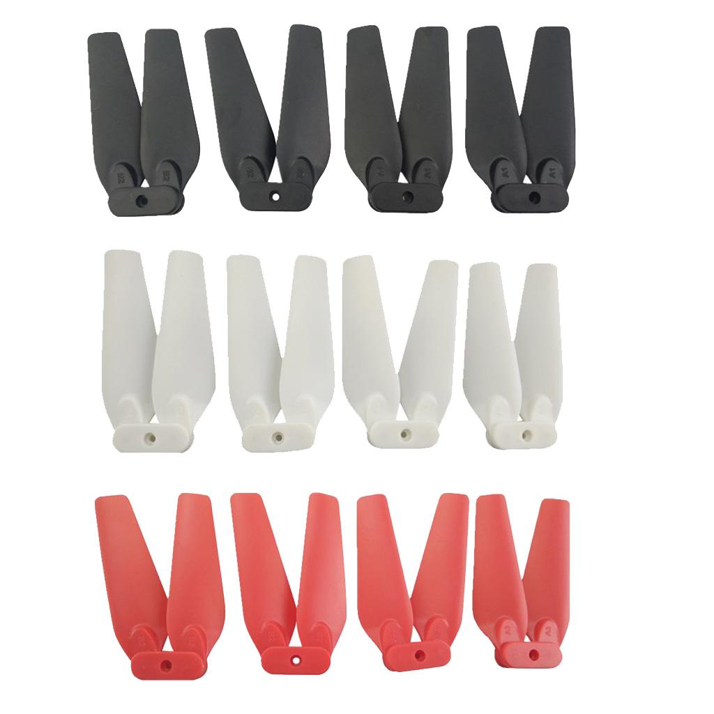 12Pcs RC Drone Super Toughness Propeller Props for E58 S168 JY019 Four-axle Aircraft Spare Parts
