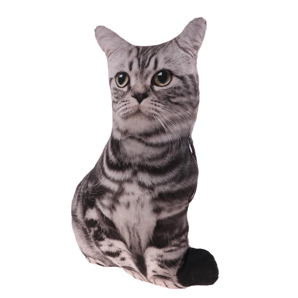 Adorable Cat Shaped Cushion Home Chair Sofa Pillow Room Animal ...