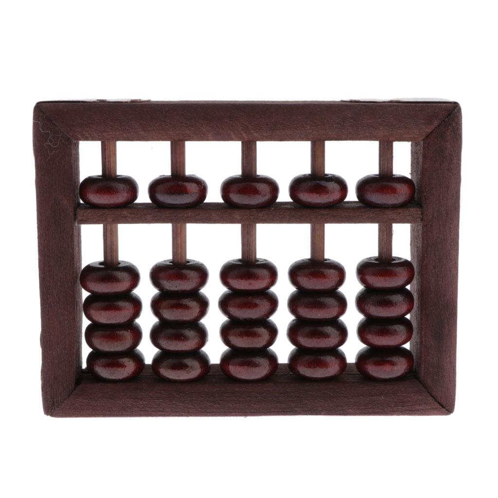 Wooden Bead Abacus With Box