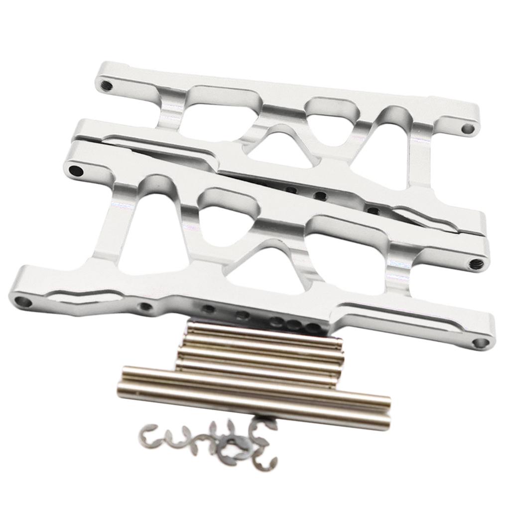 Aluminum Front & Rear Suspension Arms Set for TRAXXAS SLASH 4x4 Silver