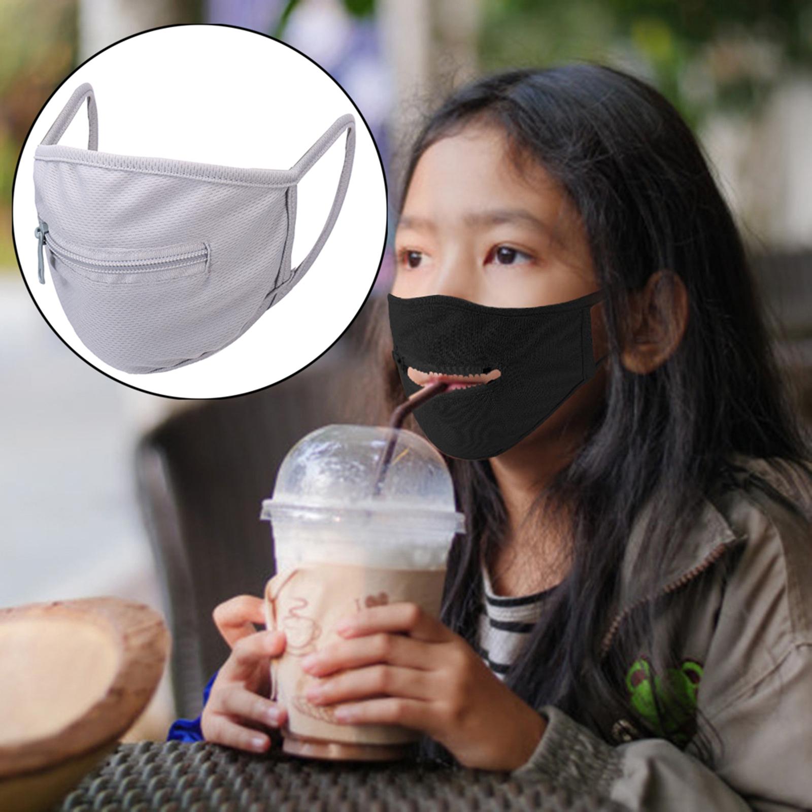 Anti Dust Mouth Covers Reusable and Washable Face Cover Light Gray