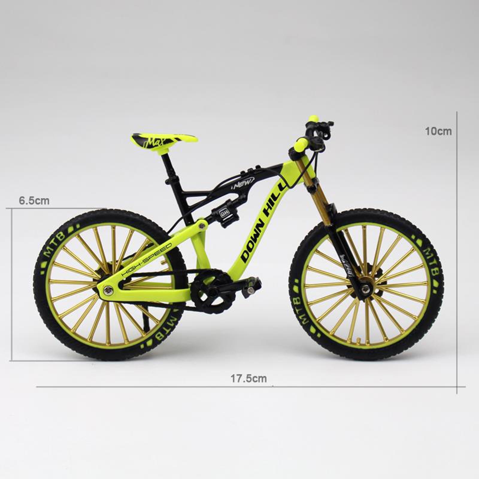 Bicycle Model Kids Bike Toy Mountain Bike Mountain Bike Collection Green
