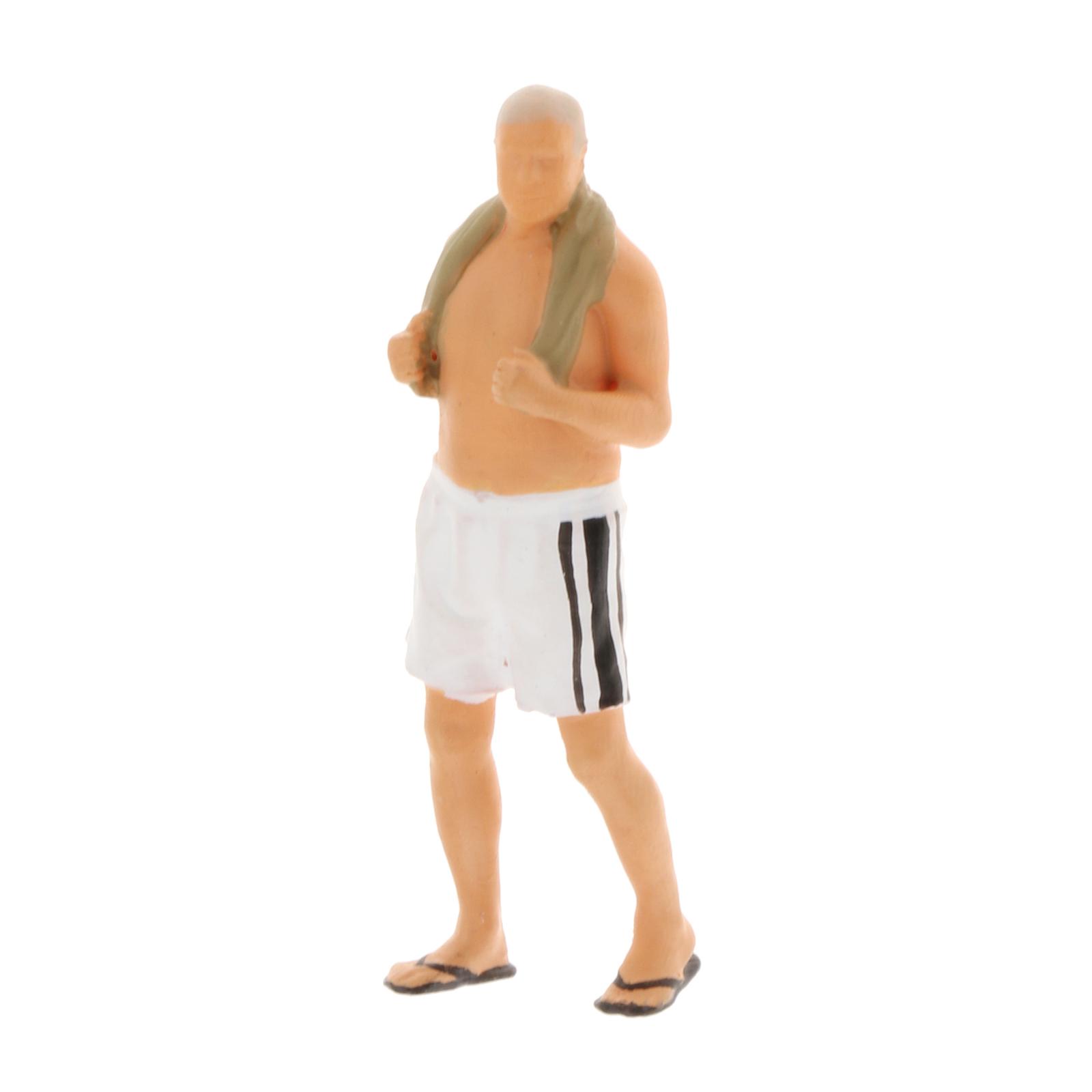 Miniature 1/64 Action Figures Character Doll Model Display  Style 8