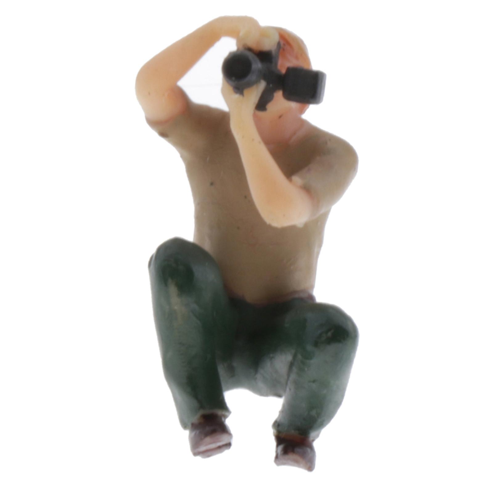 1:87 Diorama Photographer Figure