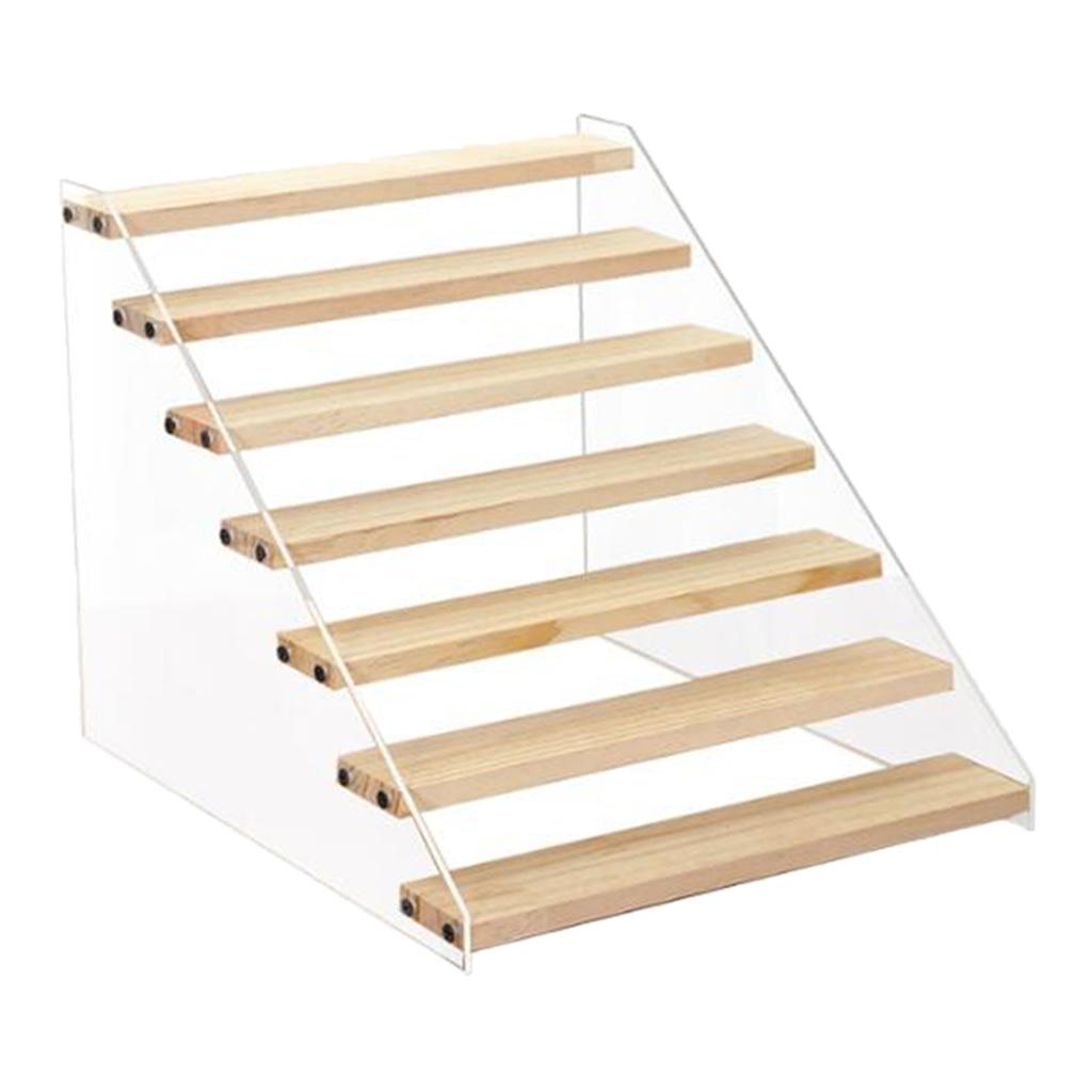 Acrylic Cupcake Display Stand Collection Organizer Desserts Holder 7 Layers