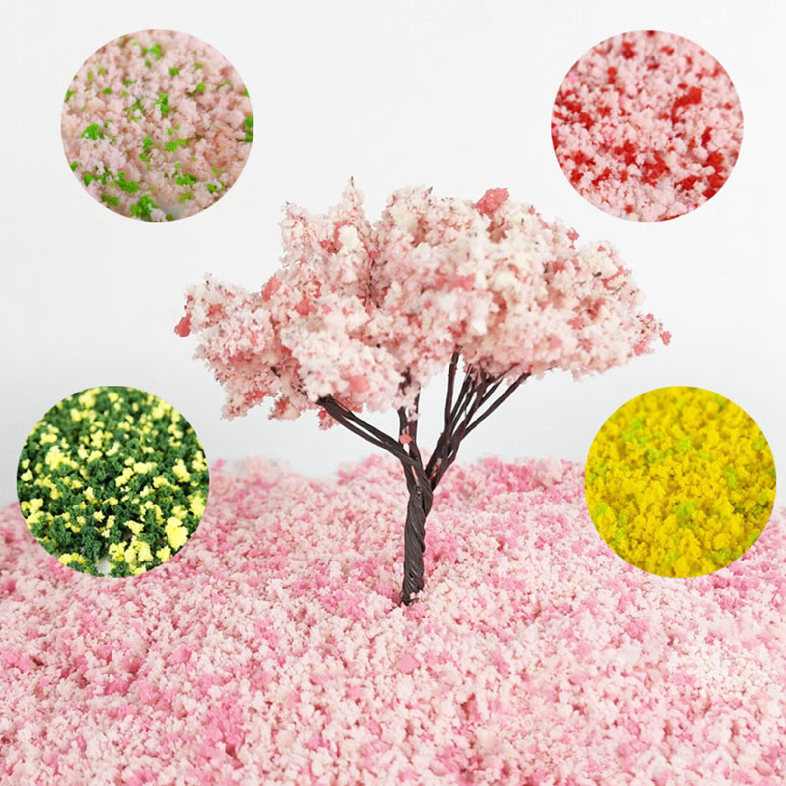 Miniature Tree Powder Model Railway Materials Diorama Scenery Pink