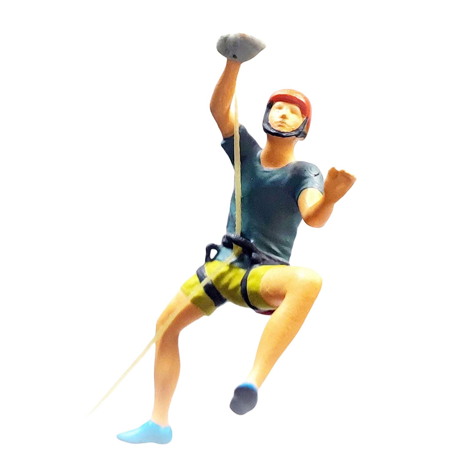 Resin Climbing People Figurines