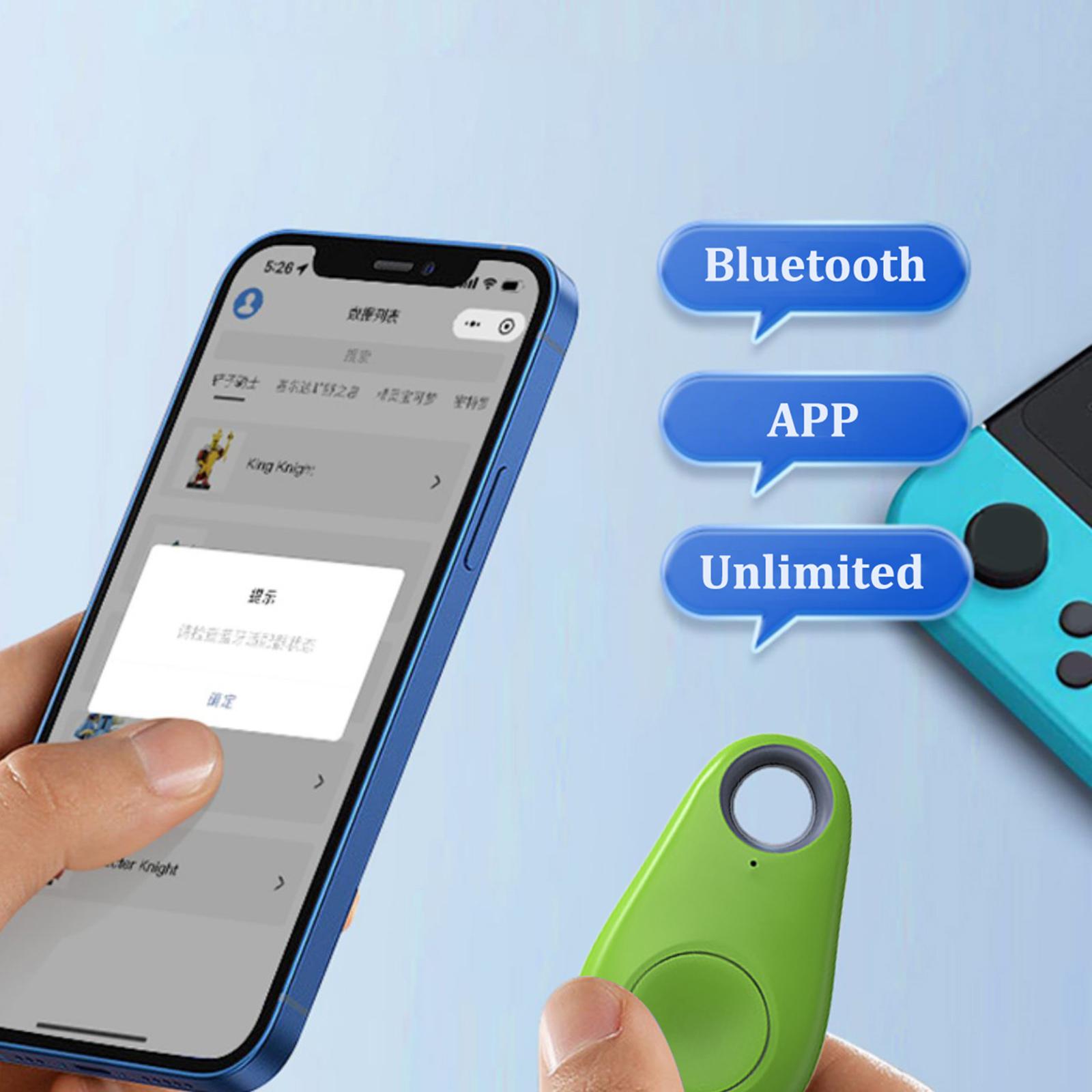 Amiibolink Bluetooth Keychain Lightweight Portable Universal Amiibo NFC Card Green