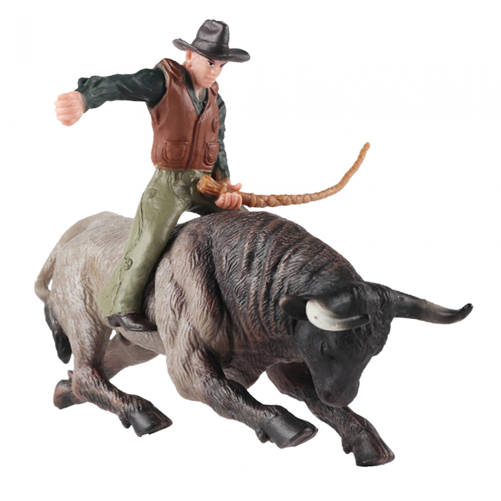 Farm Model Gray Cow Attack