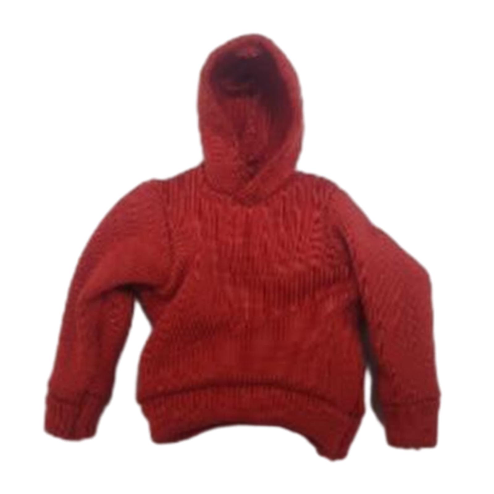 Hoodie Doll Clothes 1/18 Scale Red