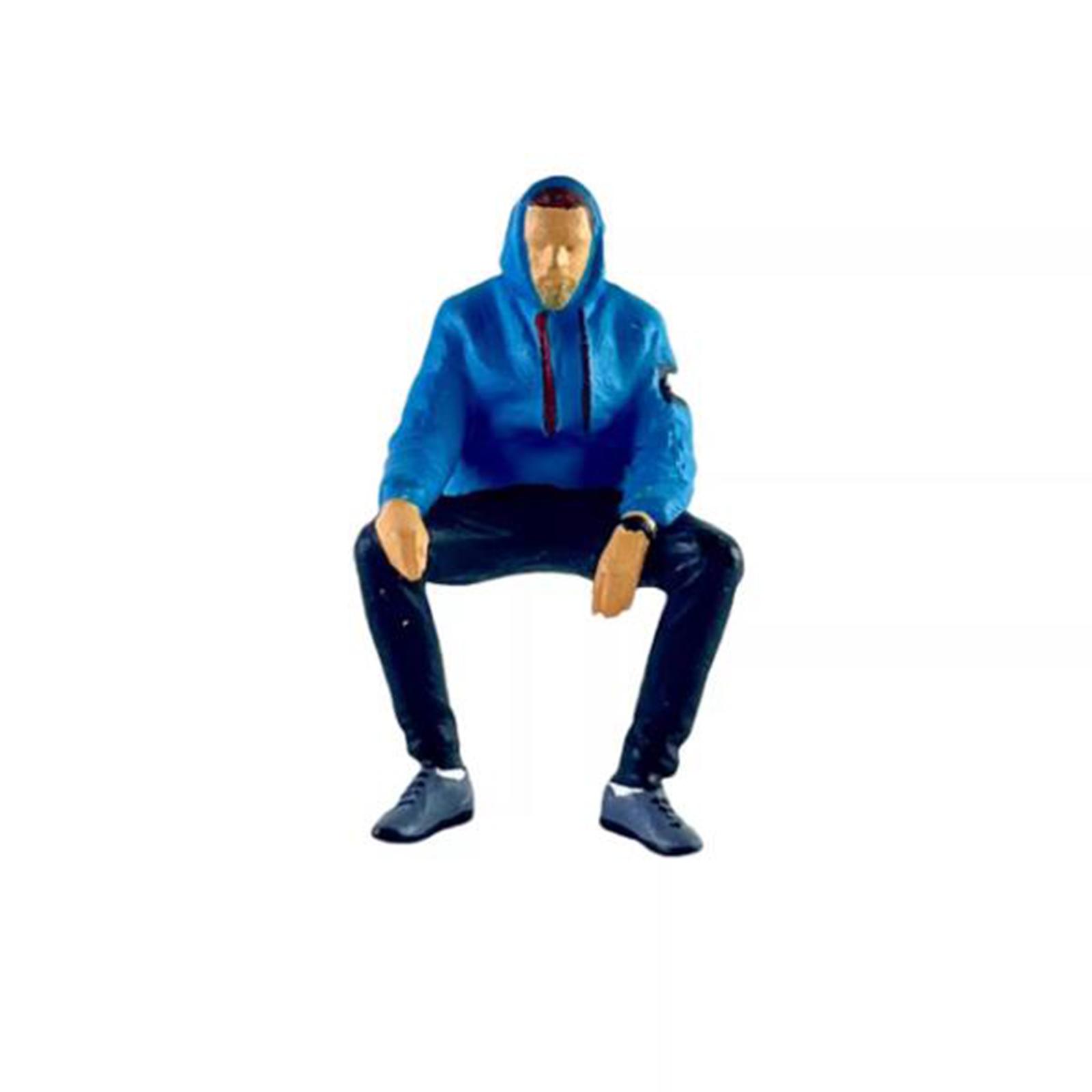 1/64 Scale Miniature Figure DIY Project Desktop Ornament Afternoon Tea Scene