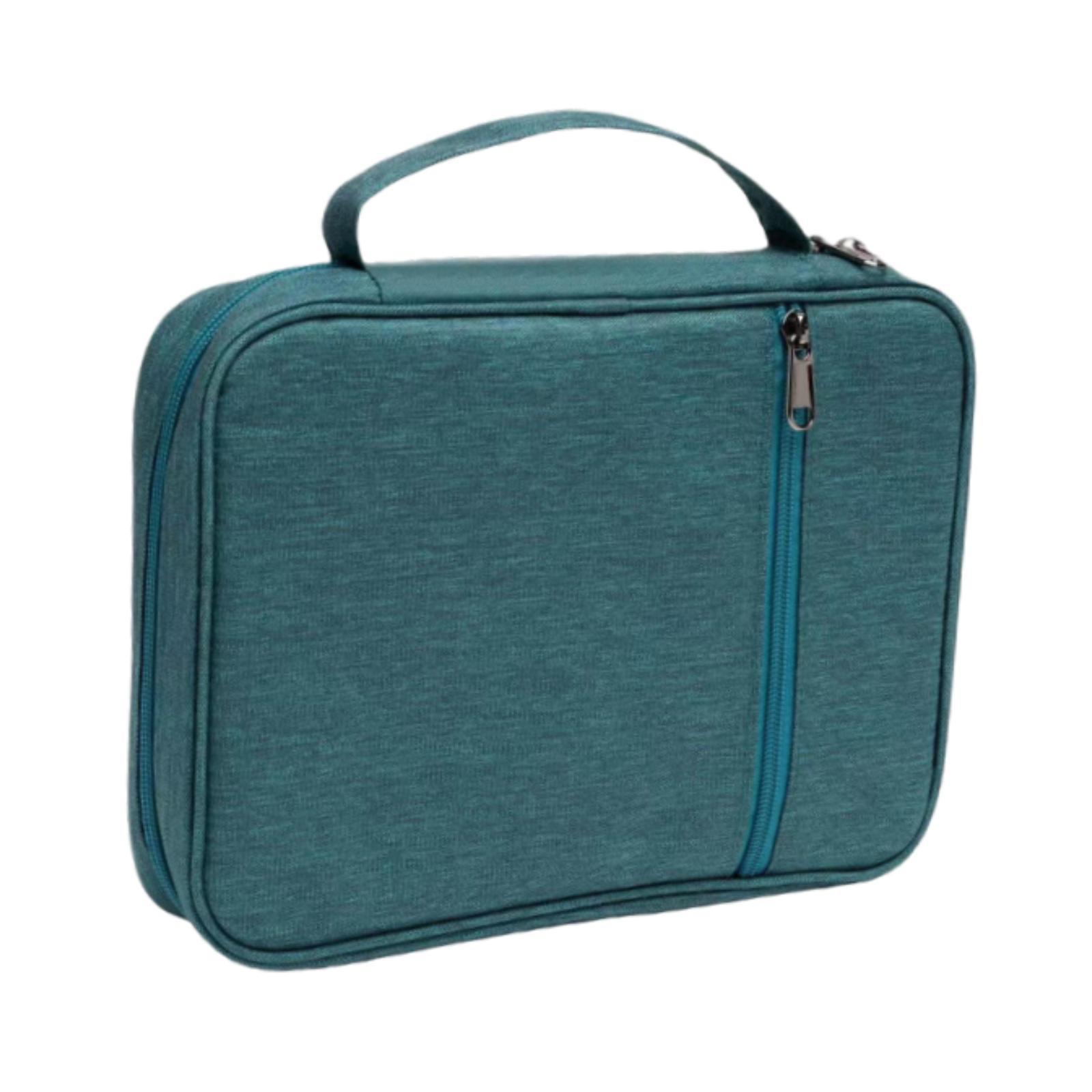 Bible Protective Case Casual Daypack with Compartment with Handle Book Cover Green